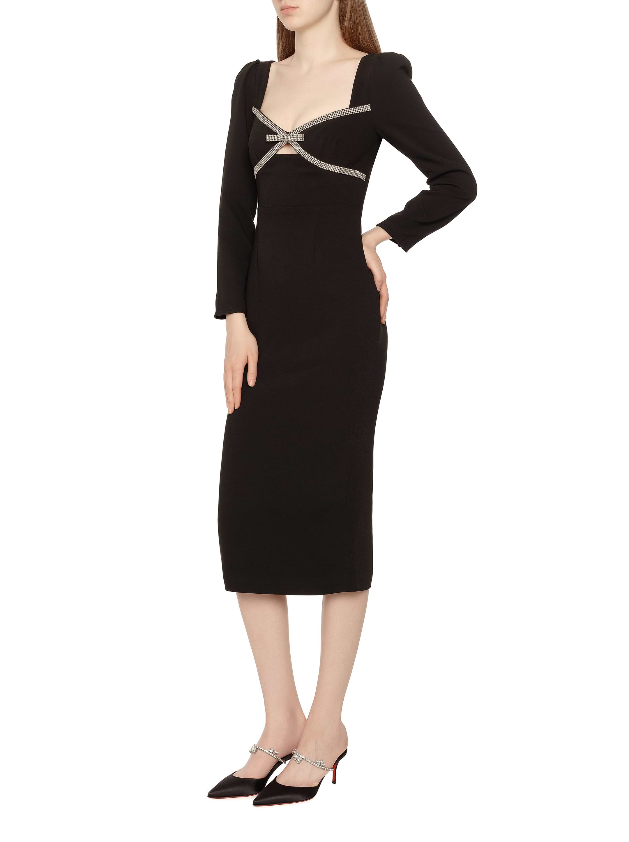 Self-Portrait women's Midi dress with crystals - buy for