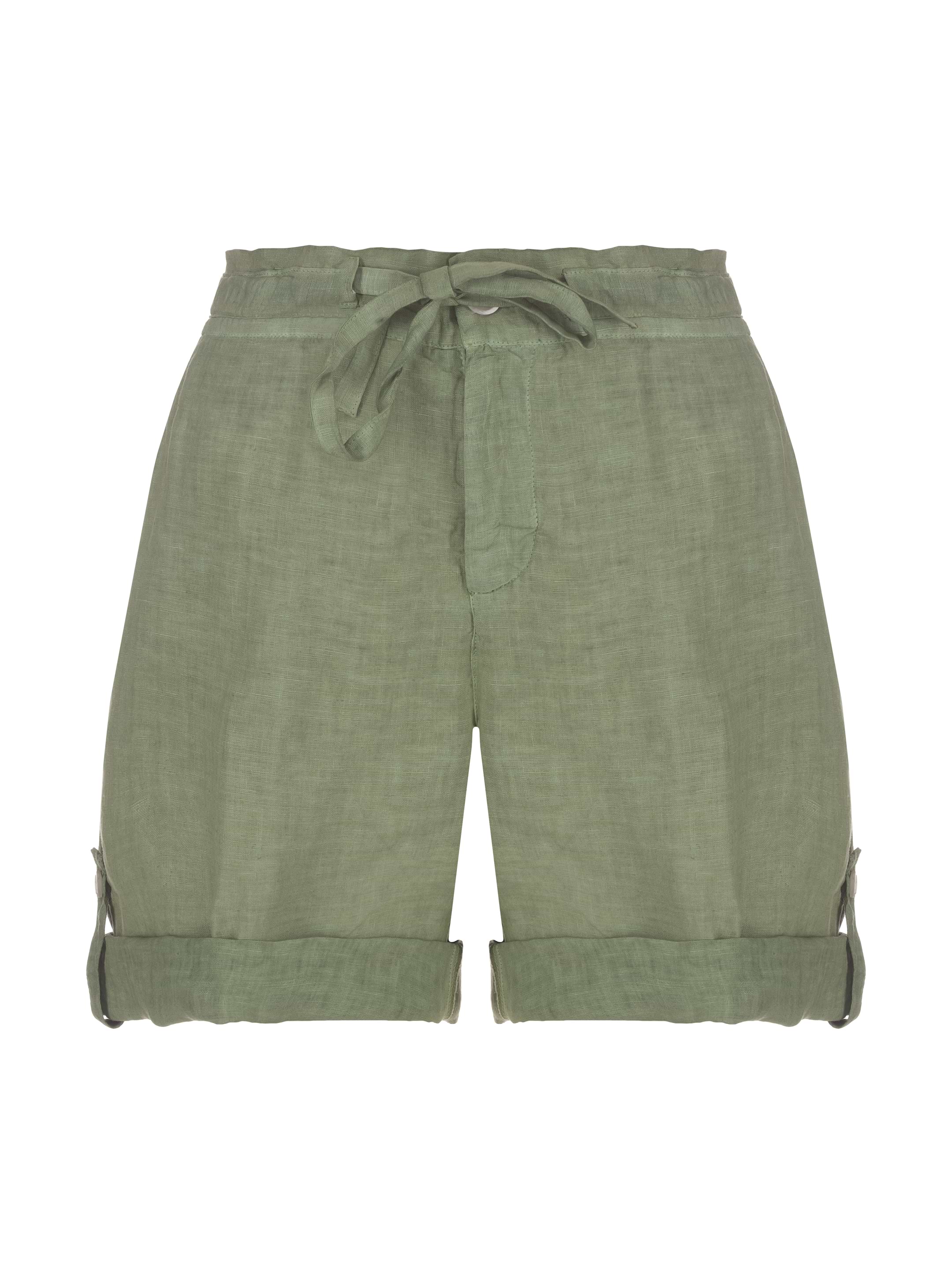 Linen bermuda shorts 120% Lino for women - buy in the