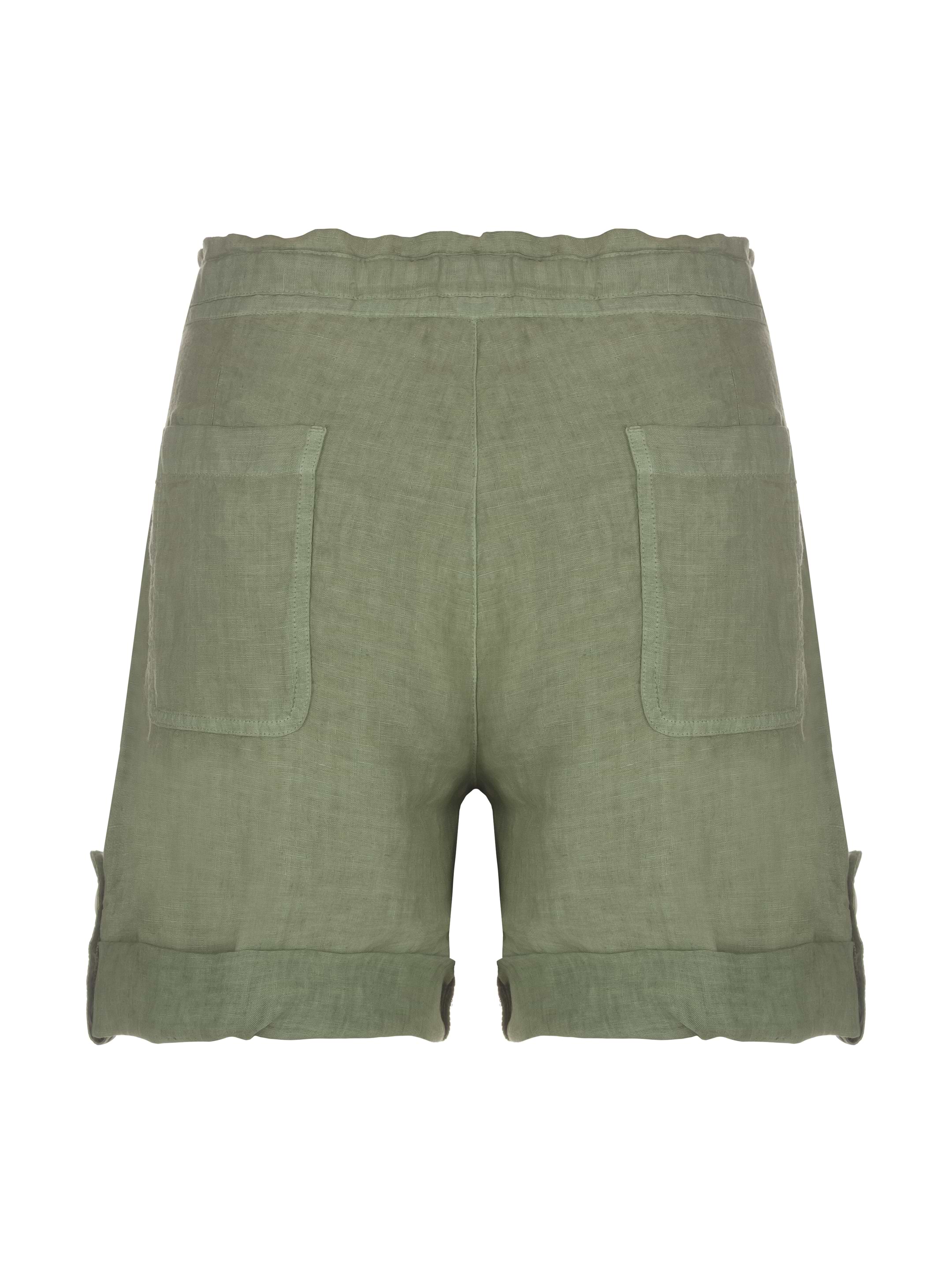 Linen bermuda shorts 120% Lino for women - buy in the