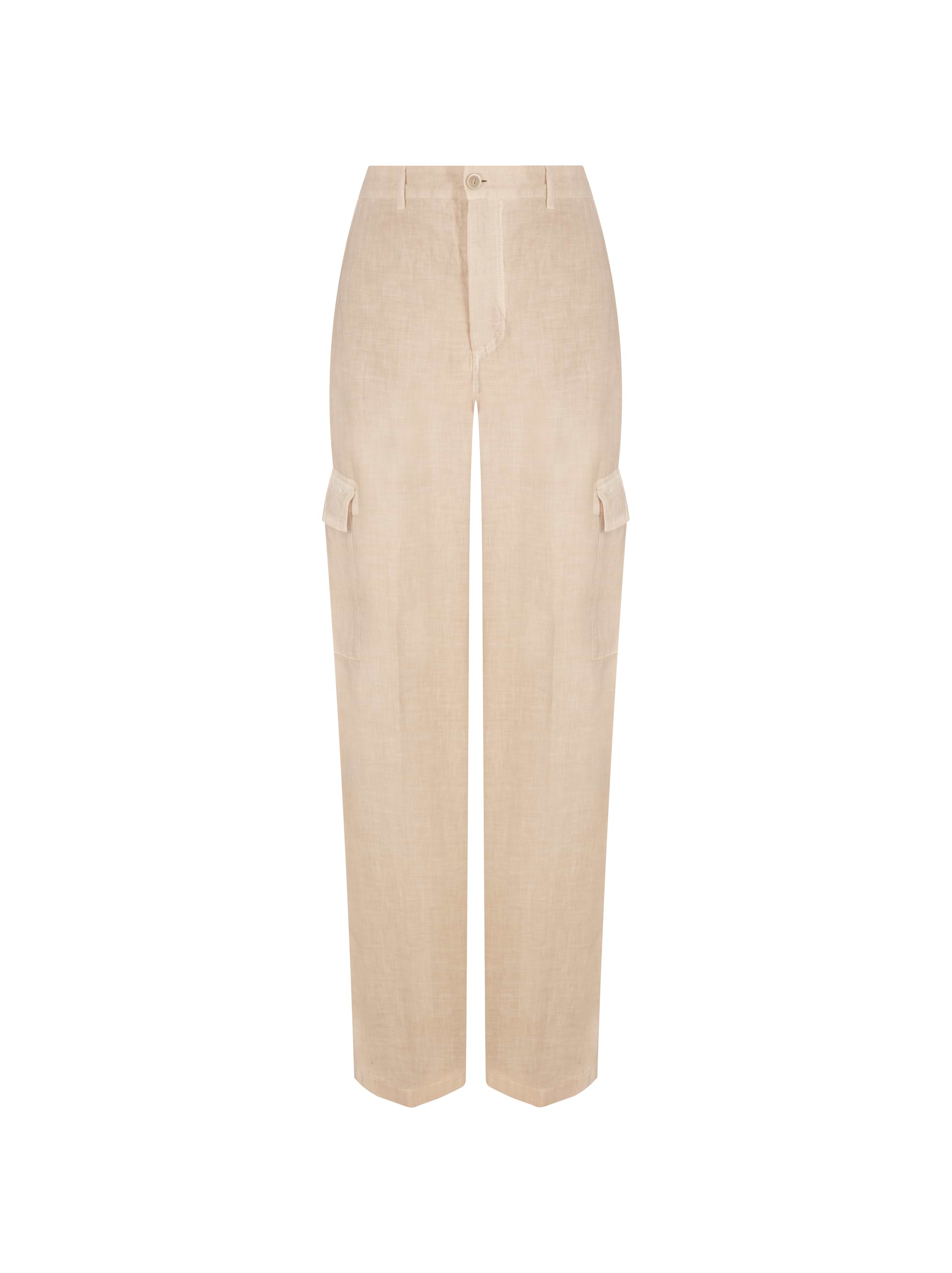 120% Lino women's Linen cargo pants - buy for 87500 KZT in