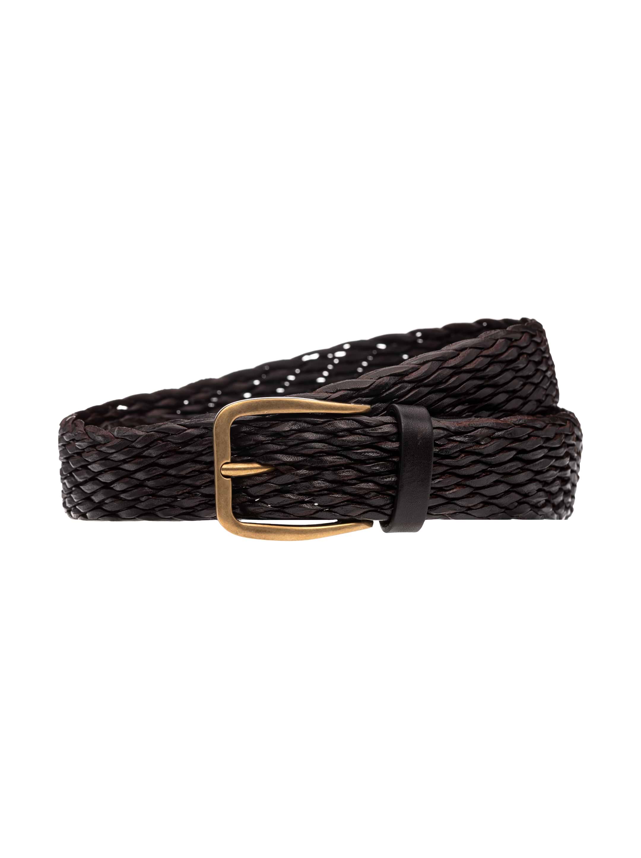 【HI FI FNK】Double Leather Belt Dunhill men's Logo leather belt - buy for 199495 KZT in the