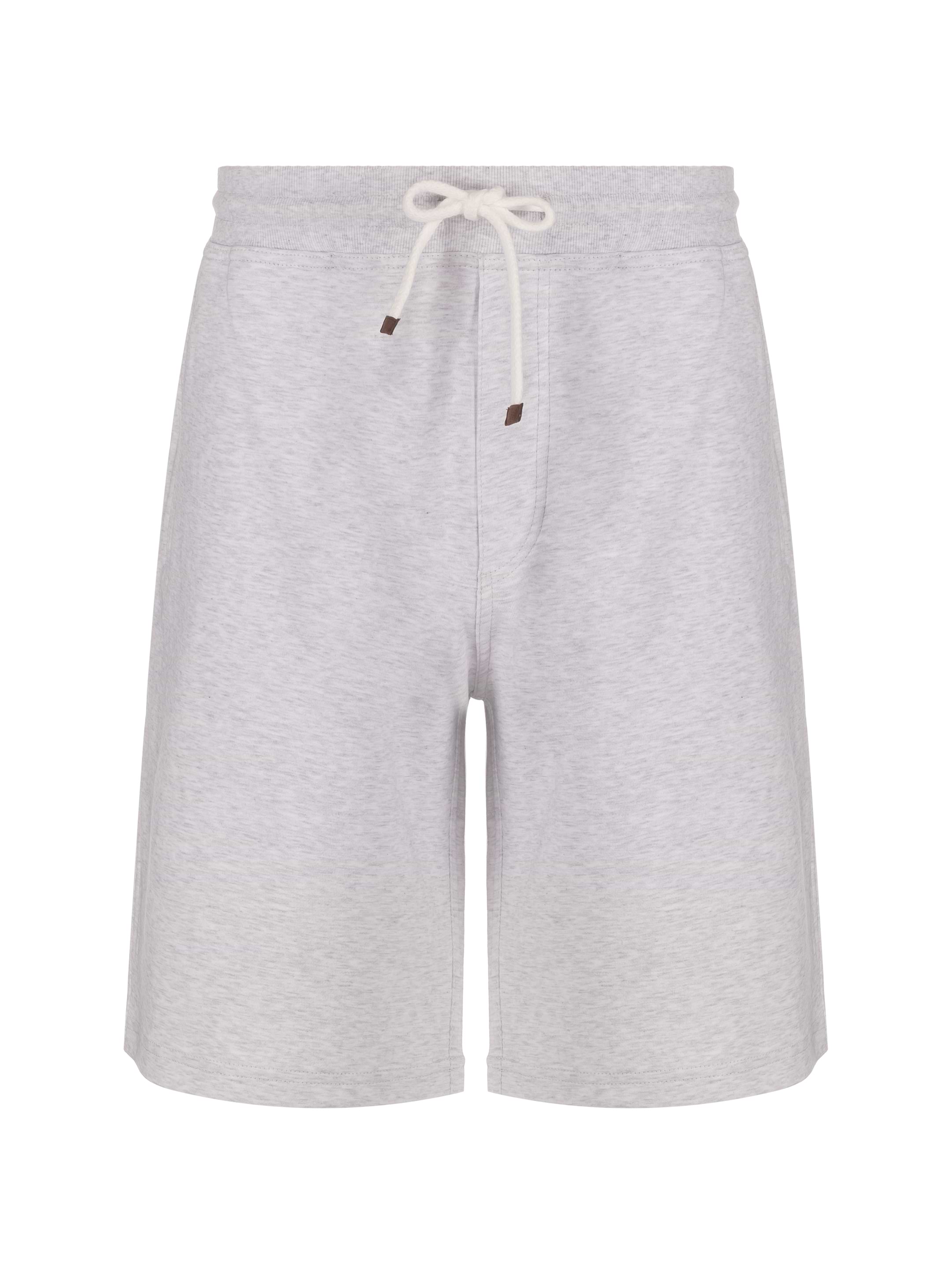 ボトムスその他 BRUNELLO CUCINELLI Cotton shorts Cotton Bermuda shorts for Man in Pearl | Brunello Cucinelli
