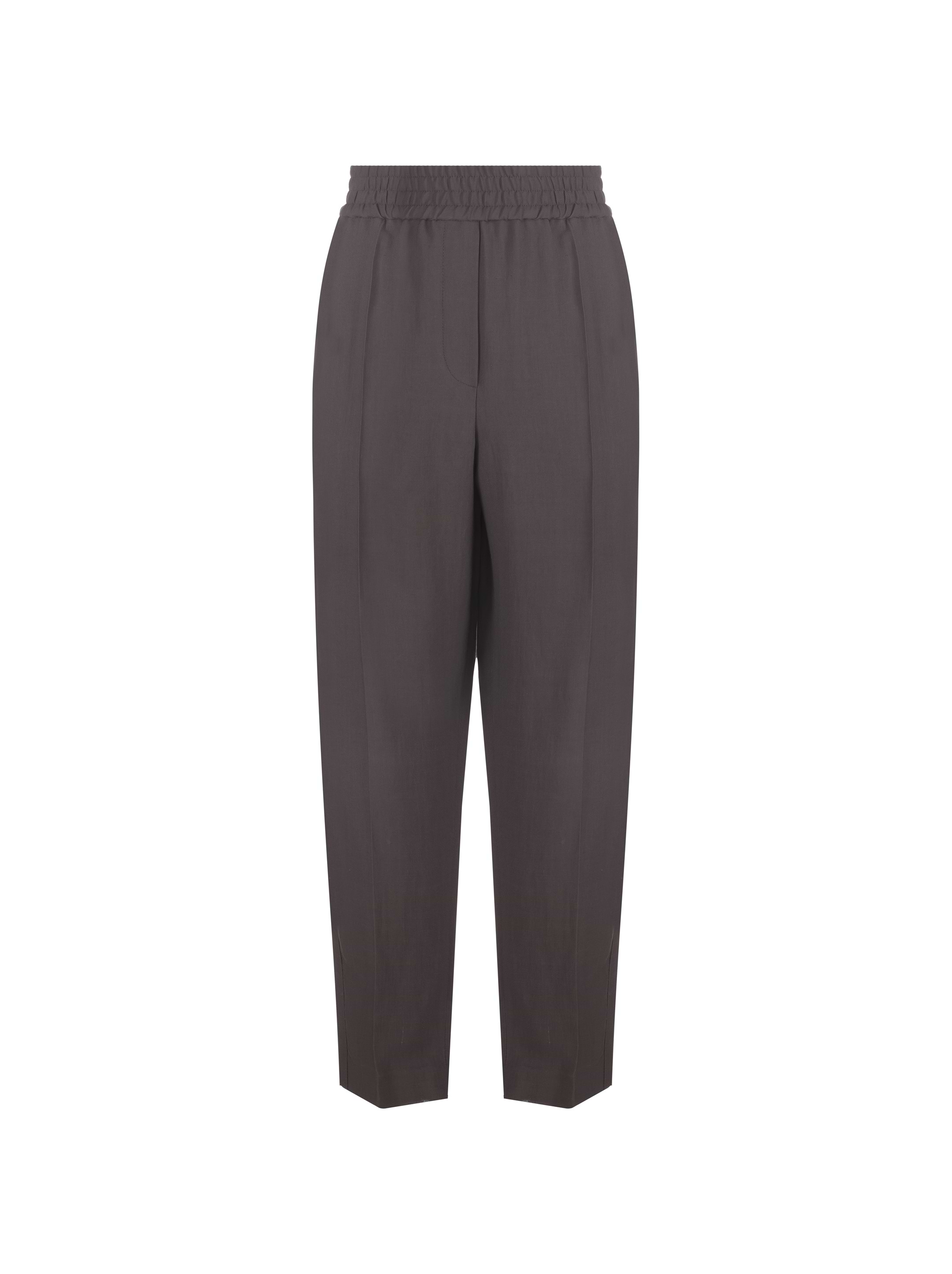 パンツ BRUNELLO CUCINELLI FW25 Crop pants (MH827SN799 C7235) Brunello Cucinelli Baggy Poplin Cropped Pull-On Pants