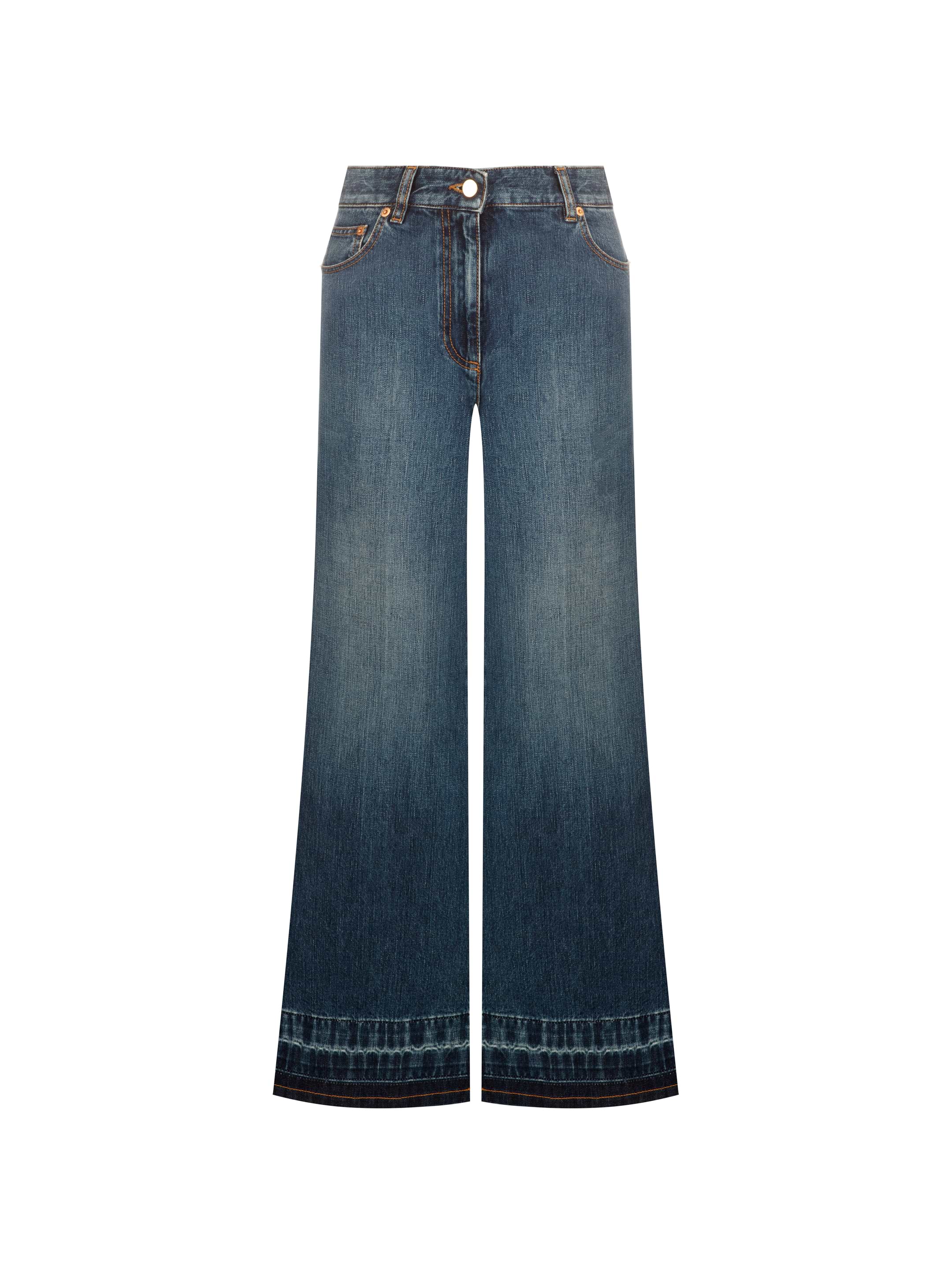 【国内発送】VALENTINO GARAVANI Denim Wide-Leg ジーンズ VALENTINO GARAVANI High-rise wide-leg jeans | NET-A-PORTER