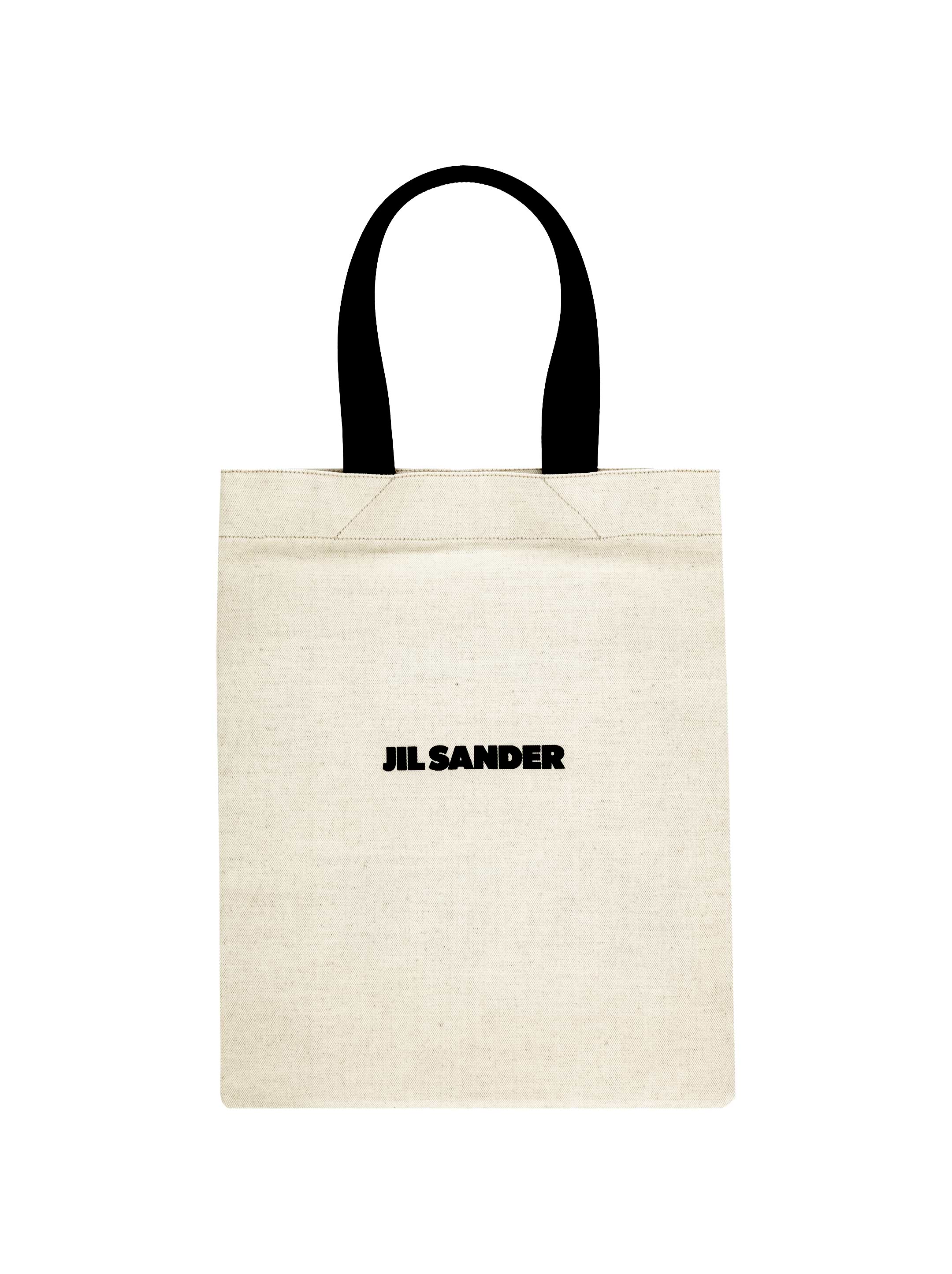 トートバッグ Jil Sander 'Border Book Tote Square' shopping bag JIL SANDER - SQUARE TOTE BAG BOOK BEIGE – LE LABO STORE
