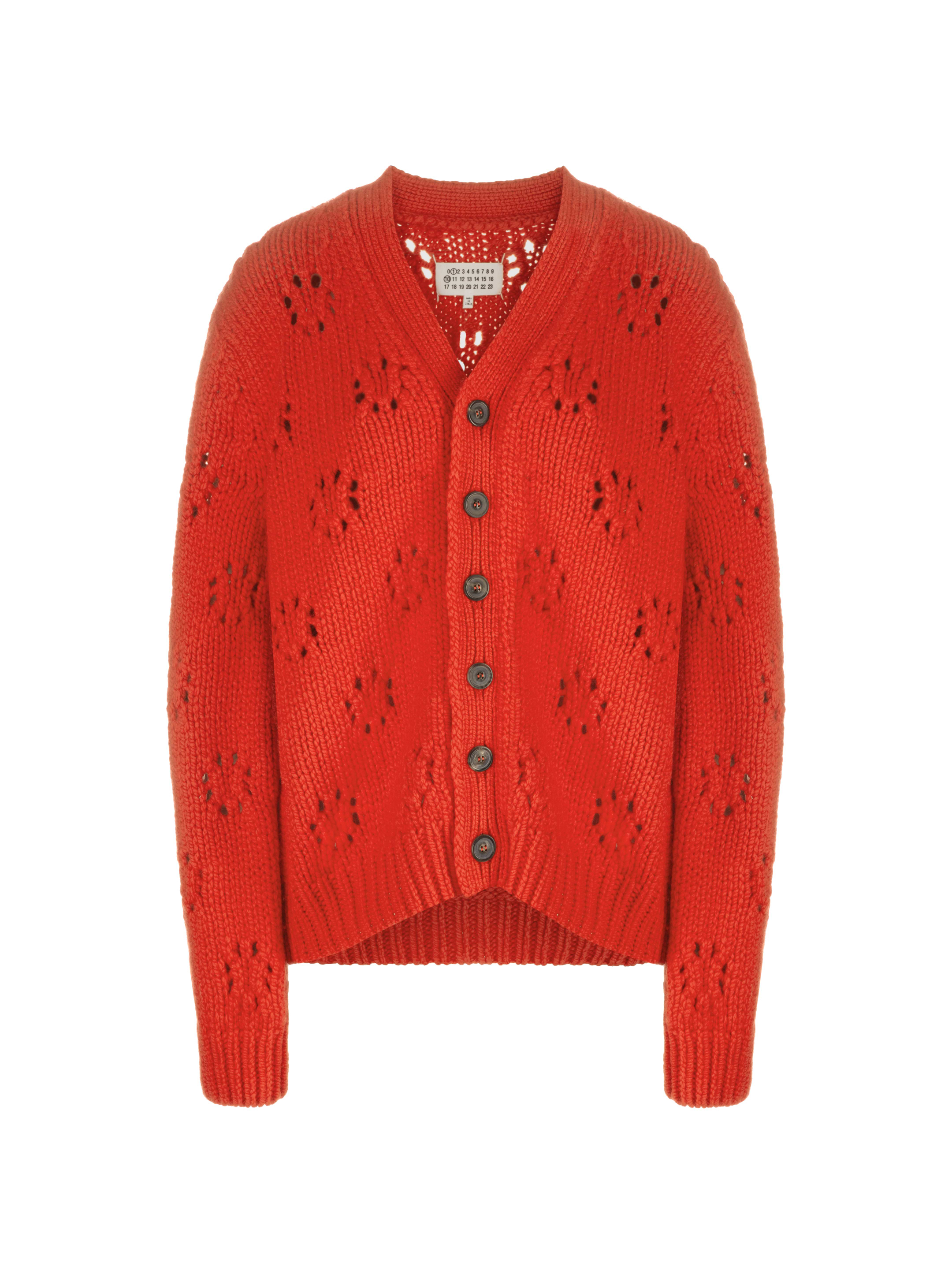 maison kinema　Pile cardigan　BurgundyサイズM maison kinema Pile cardigan BurgundyサイズM Maison Kinema