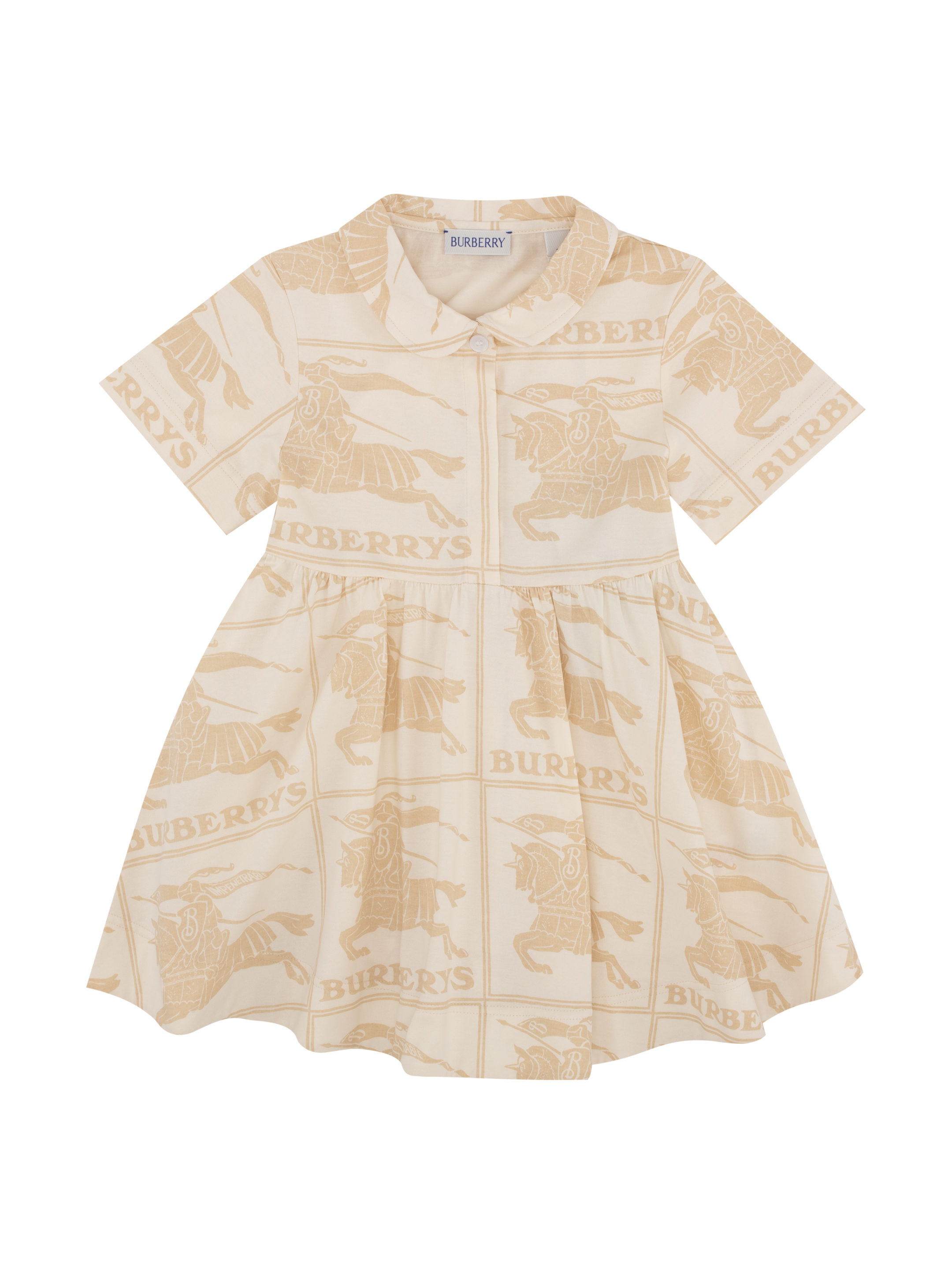 ワンピース BURBERRY Embroidered Cotton Dress Burberry EKD Embroidered Cotton T-Shirt Dress, Size Small