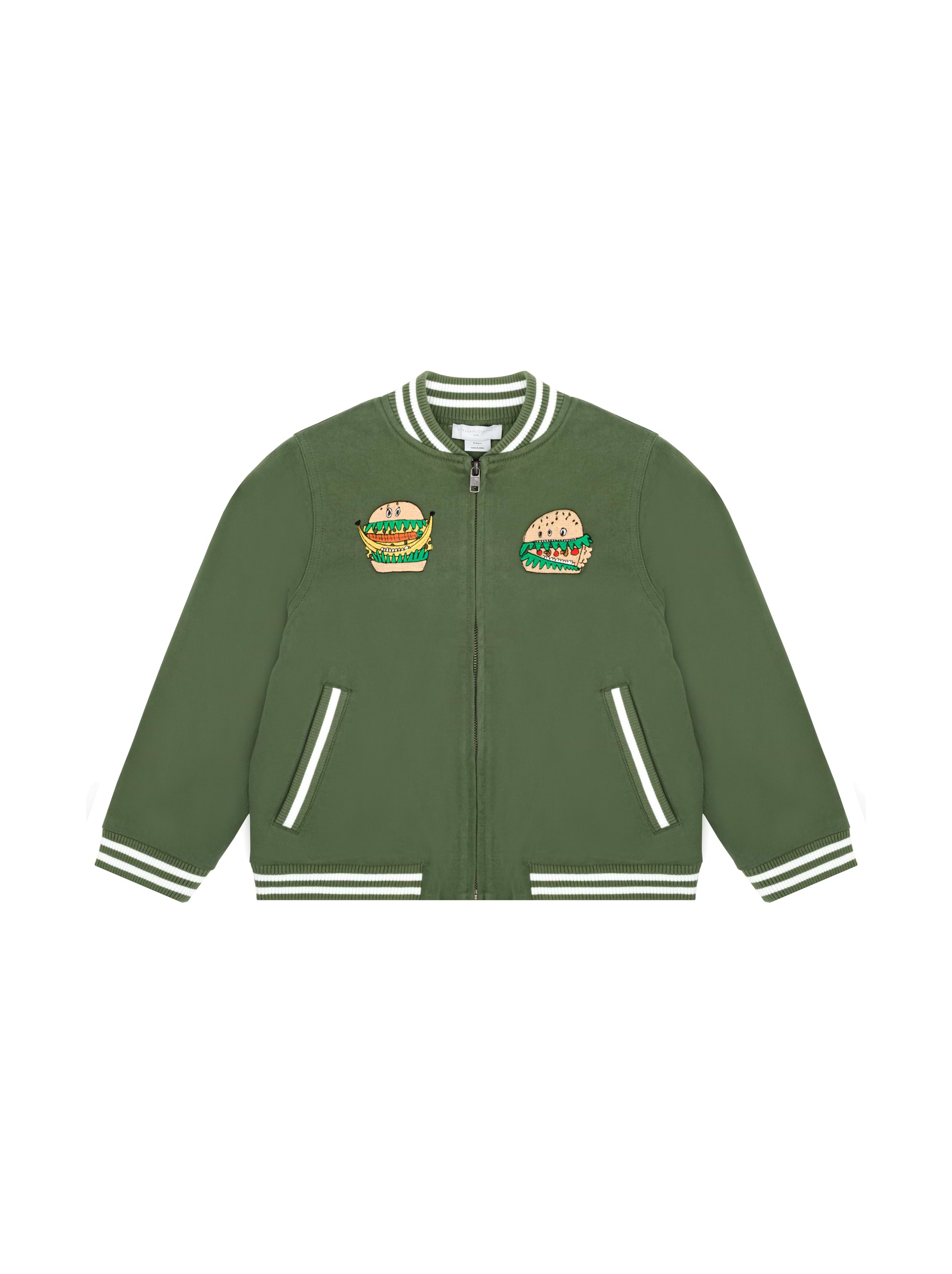 STELLA MCCARTNEY コットンジャケット Cotton bomber jacket with appliques Stella McCartney for
