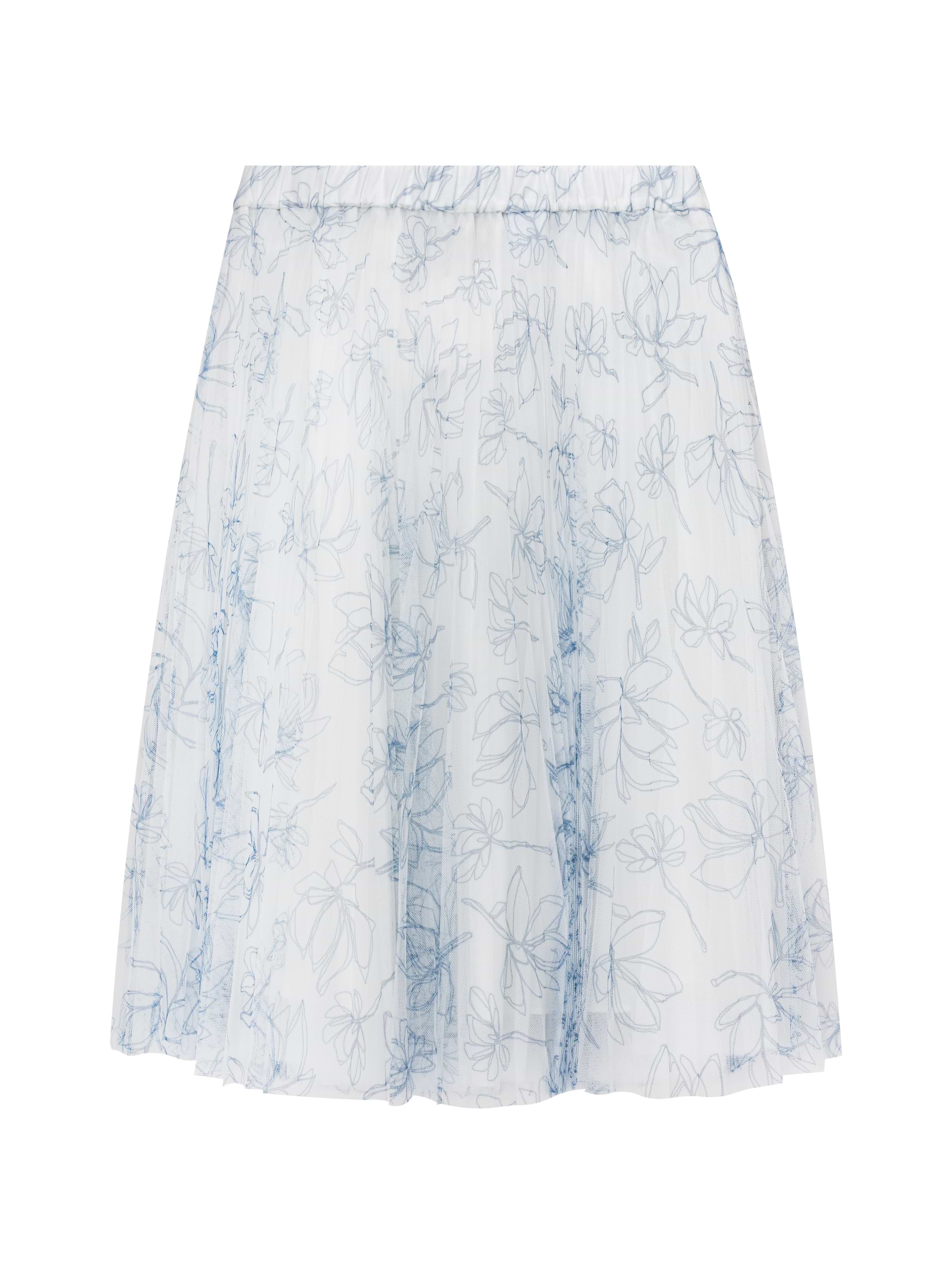 Brunello Cucinelli kids' Floral-pattern pleated skirt - buy