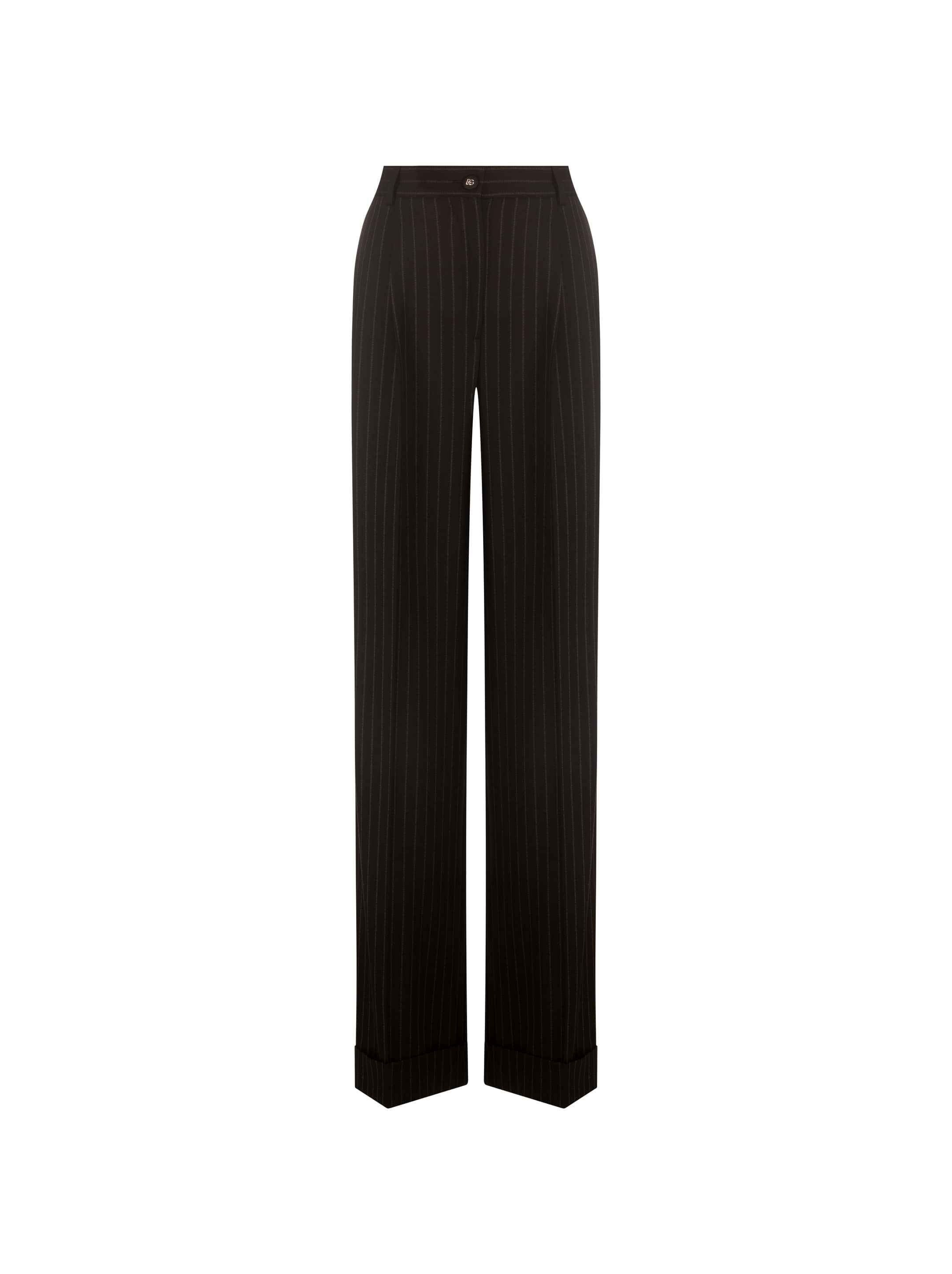 Dolce&Gabbana women's Striped wide-leg pants - buy for