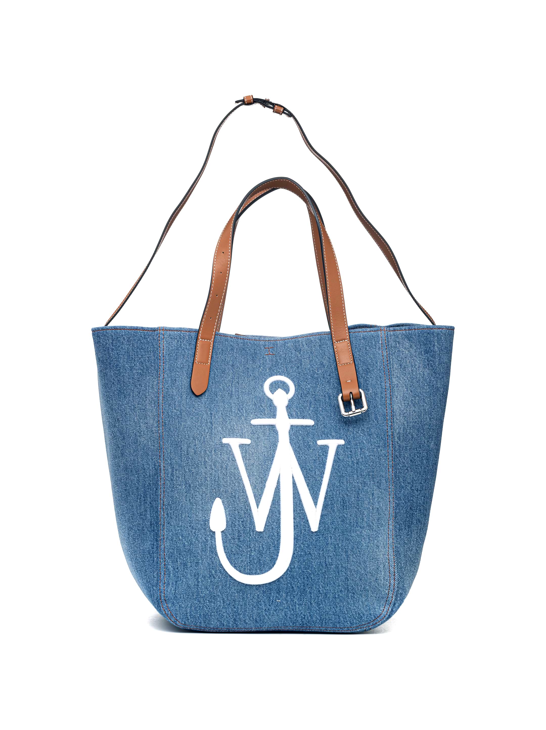 ☆JW ANDERSON☆Printing Canvas Tote Bag 2☆Blue☆大人気☆