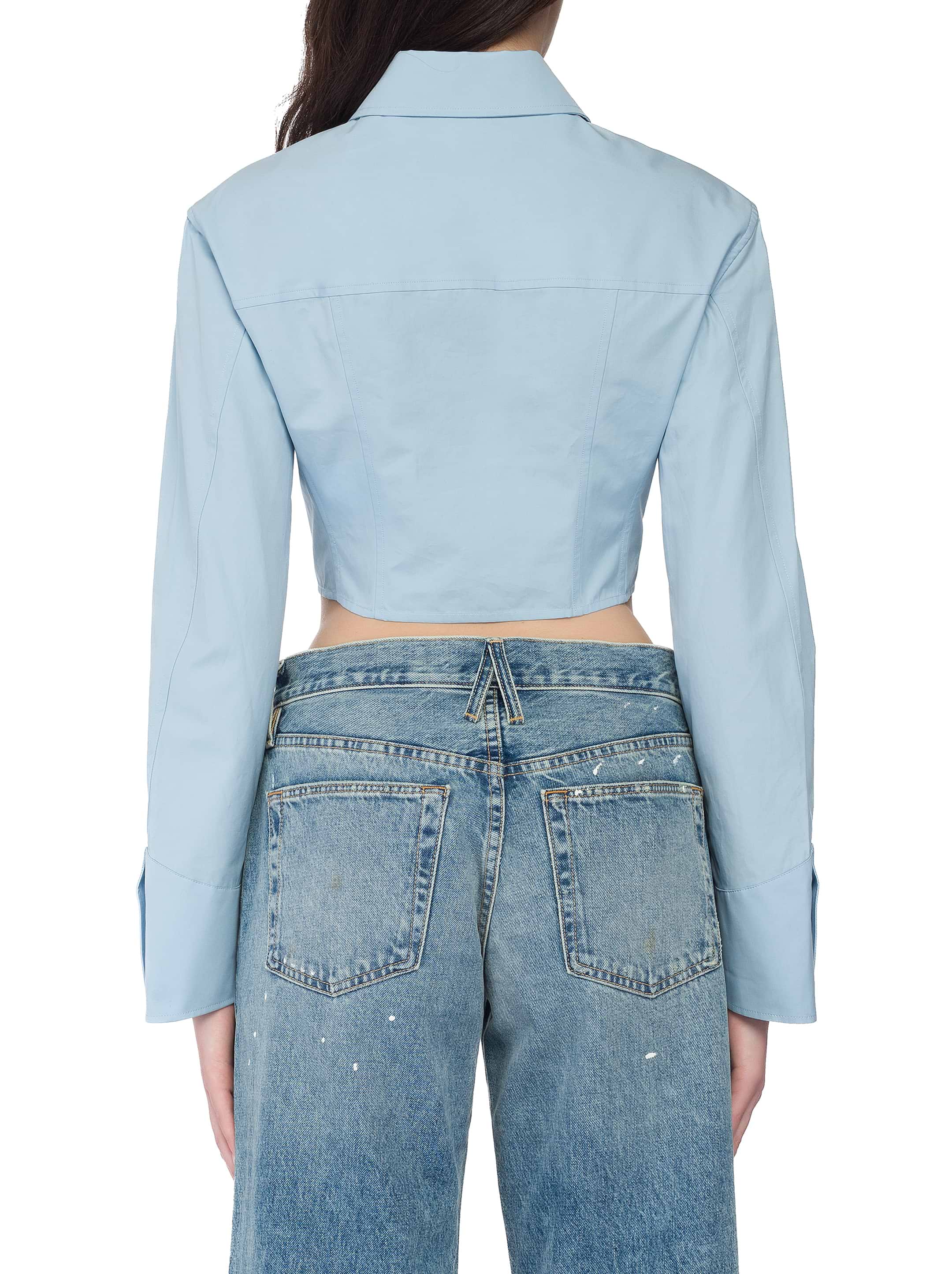 Alexander Wang women's Logo сroppped shirt - buy for 138400