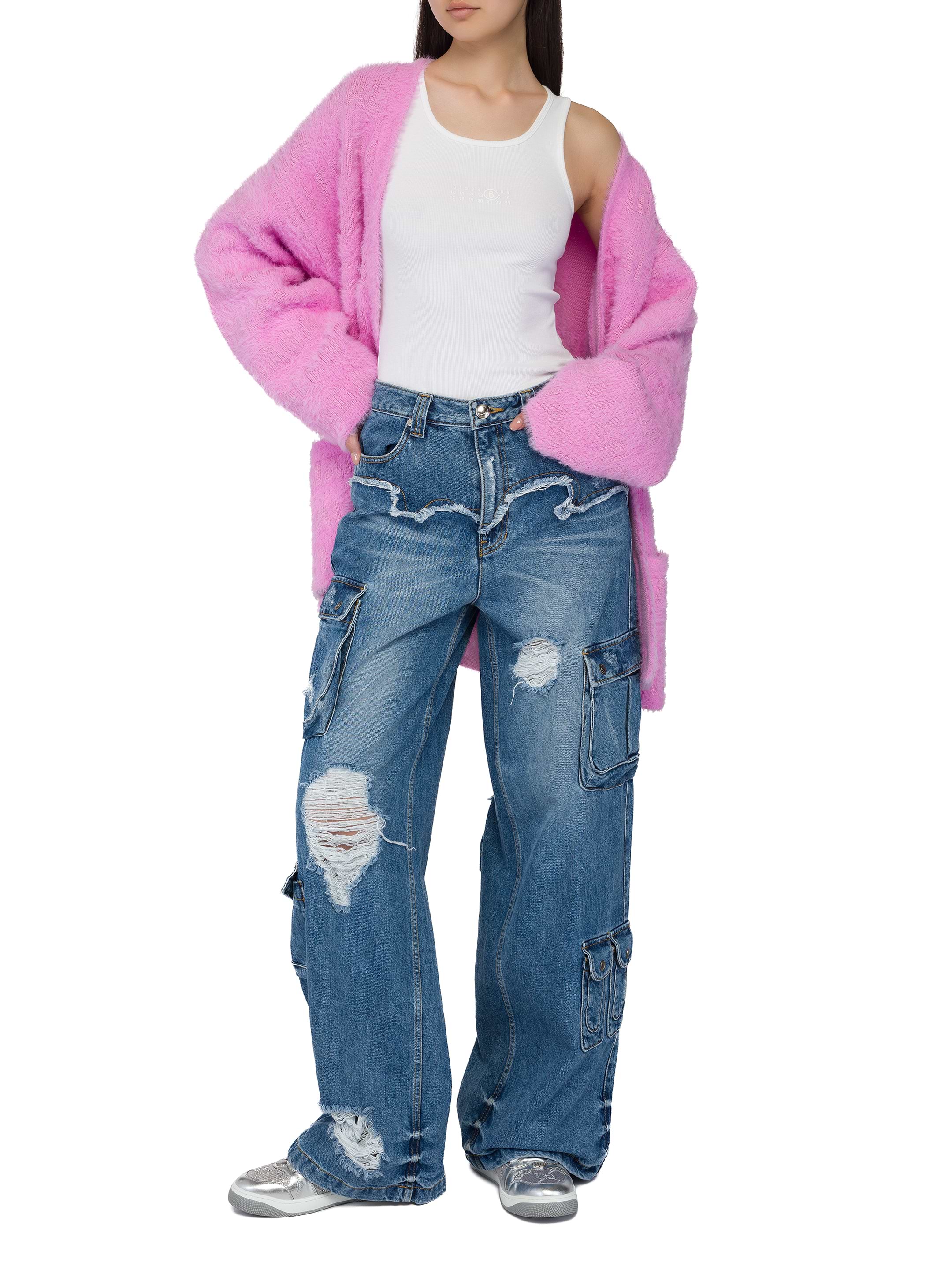 Andersson Bell women's Ripped effect cargo jeans - buy for