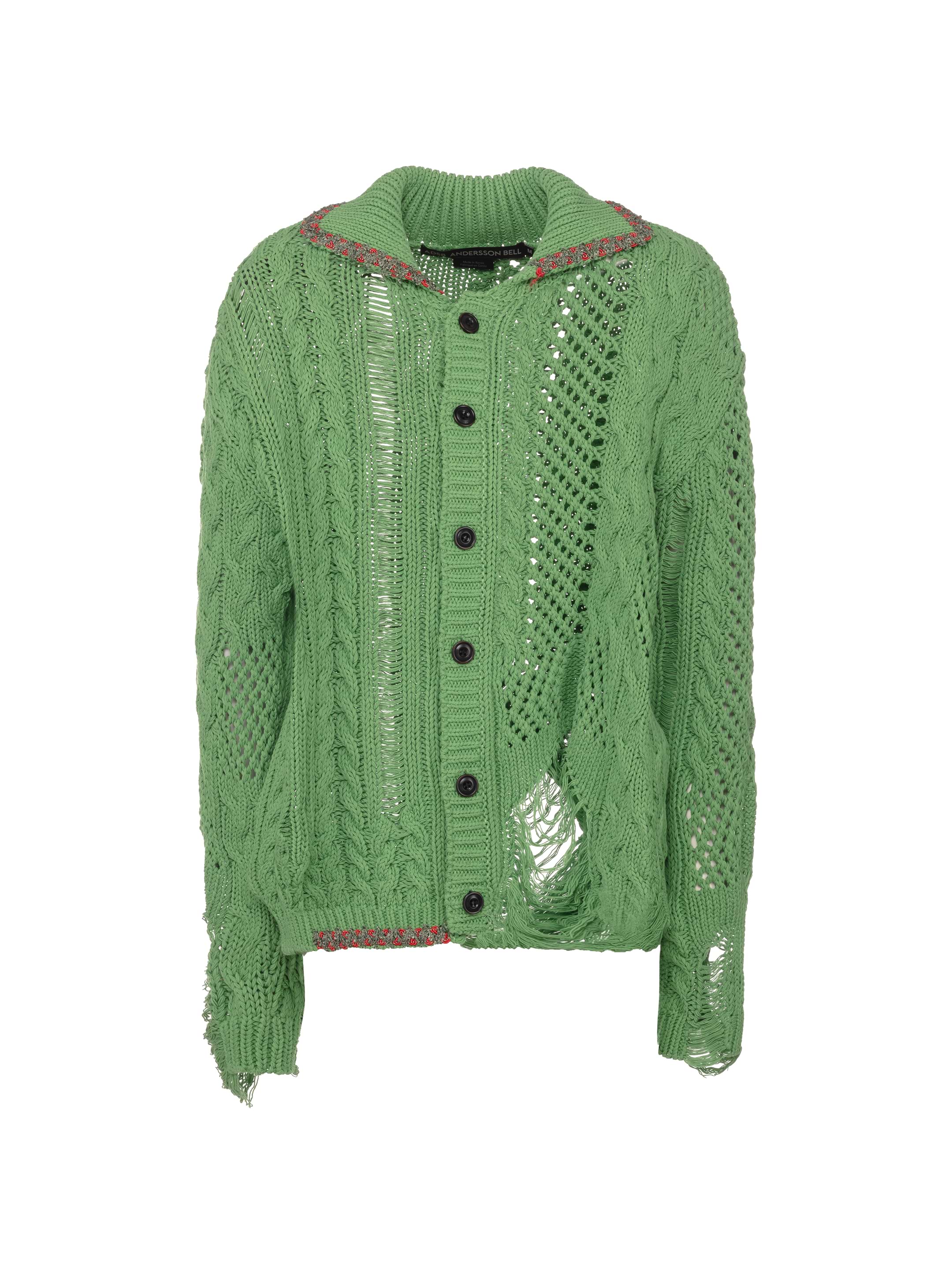 Andersson Bell women's Knitted cardigan with a torn effect