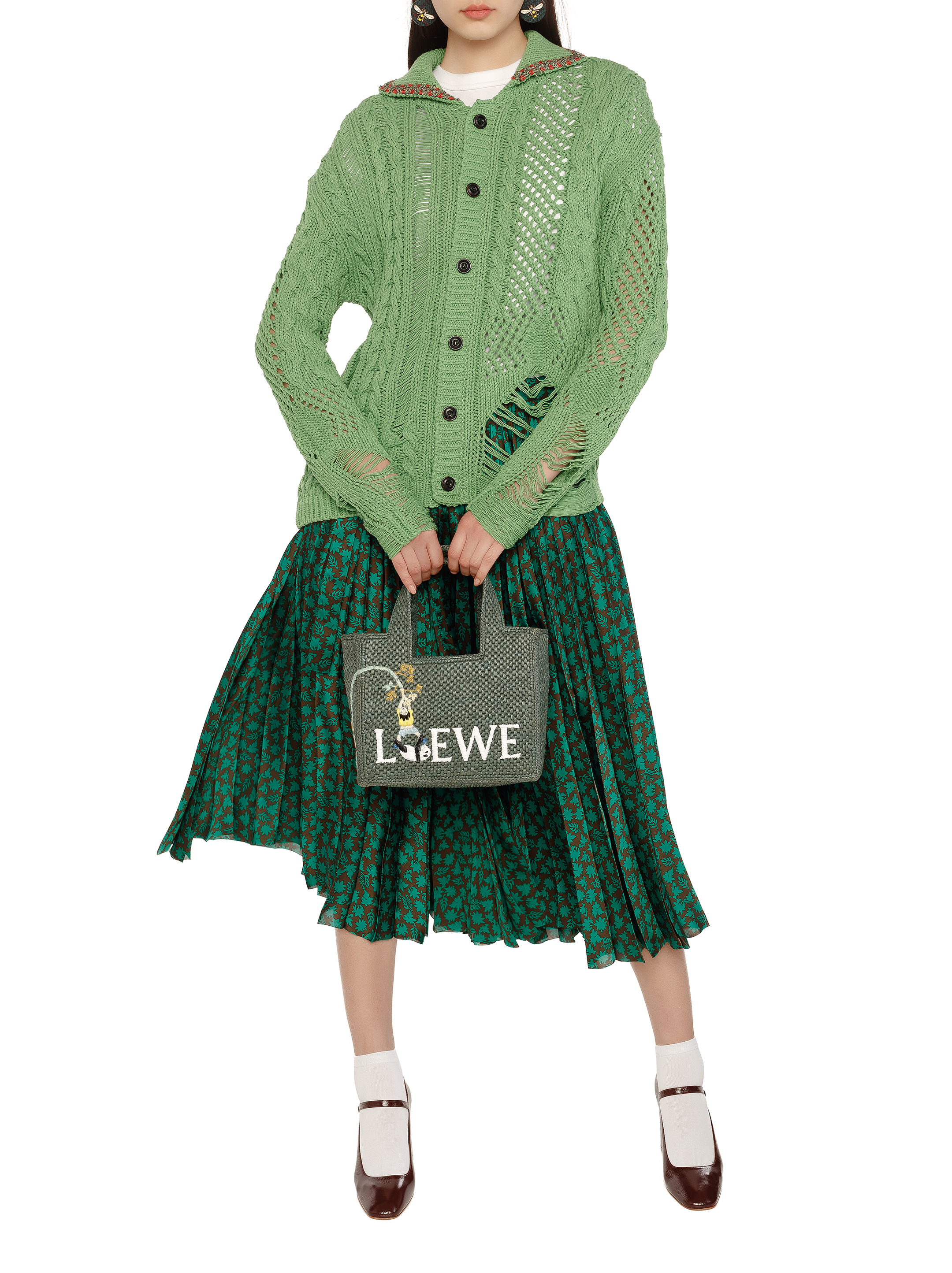Andersson Bell women's Knitted cardigan with a torn effect