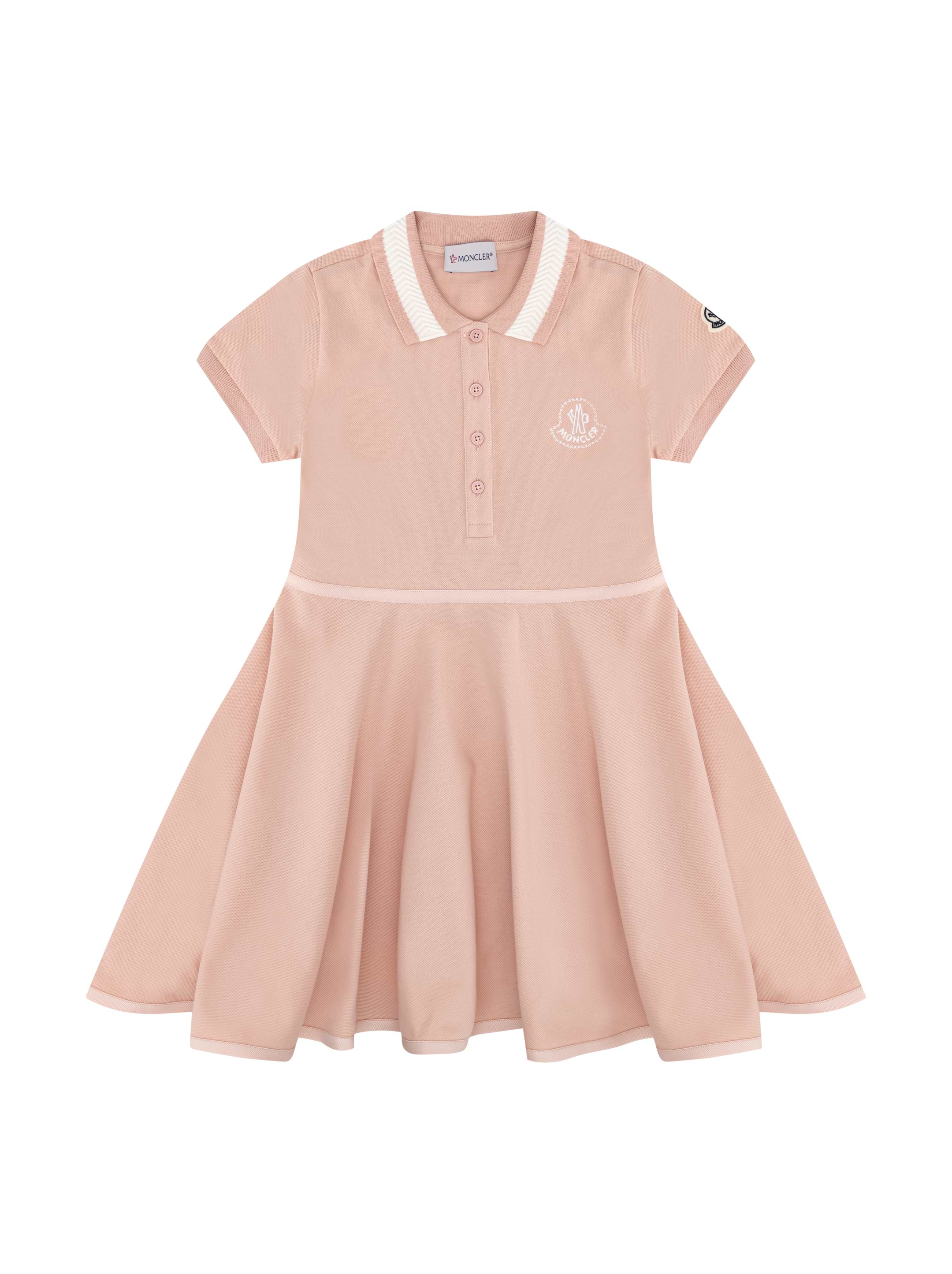 Polo dress with logo Moncler for kids - buy in the official