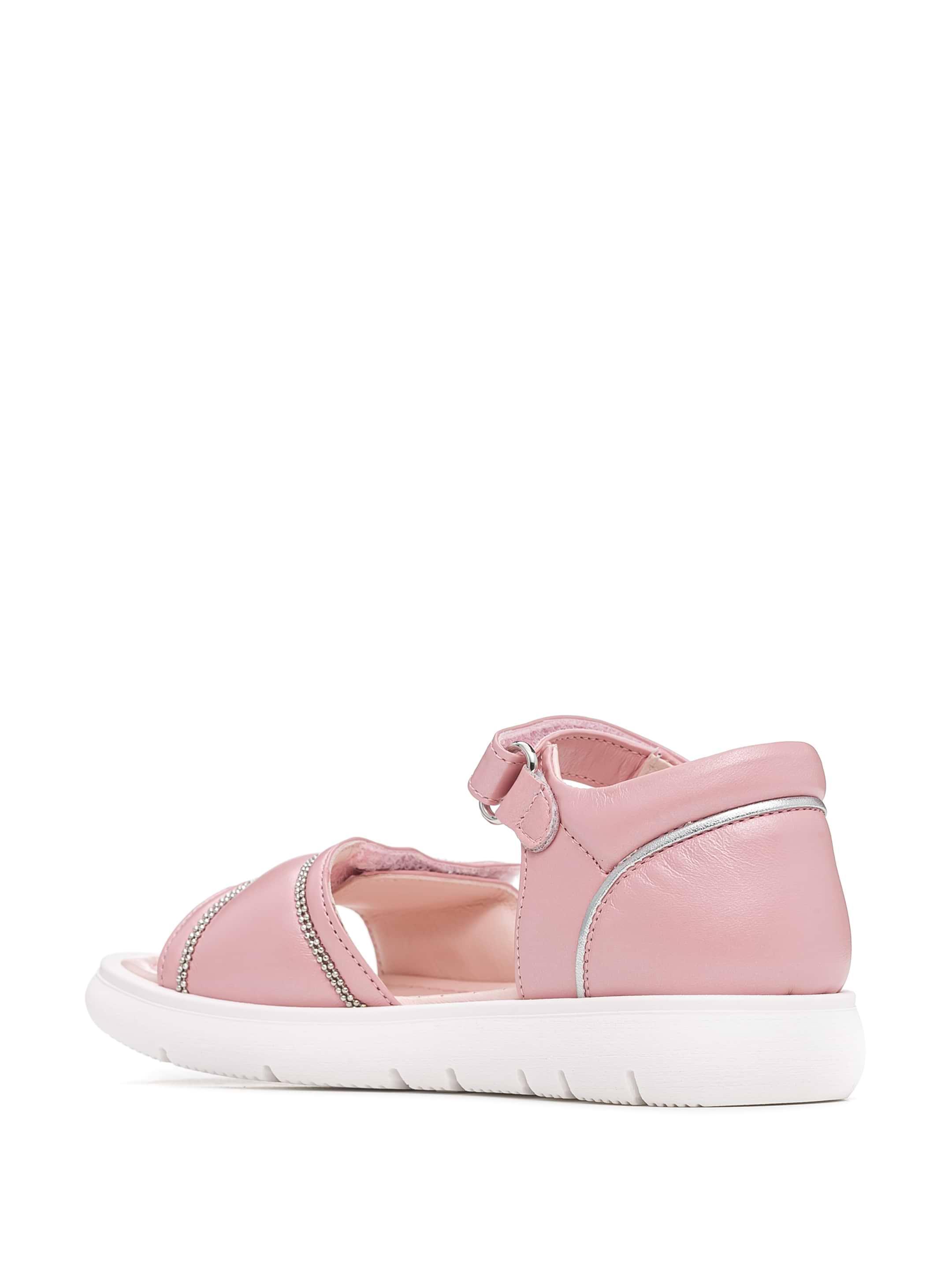 Missouri kids' Leather sandals with monil chain - buy for