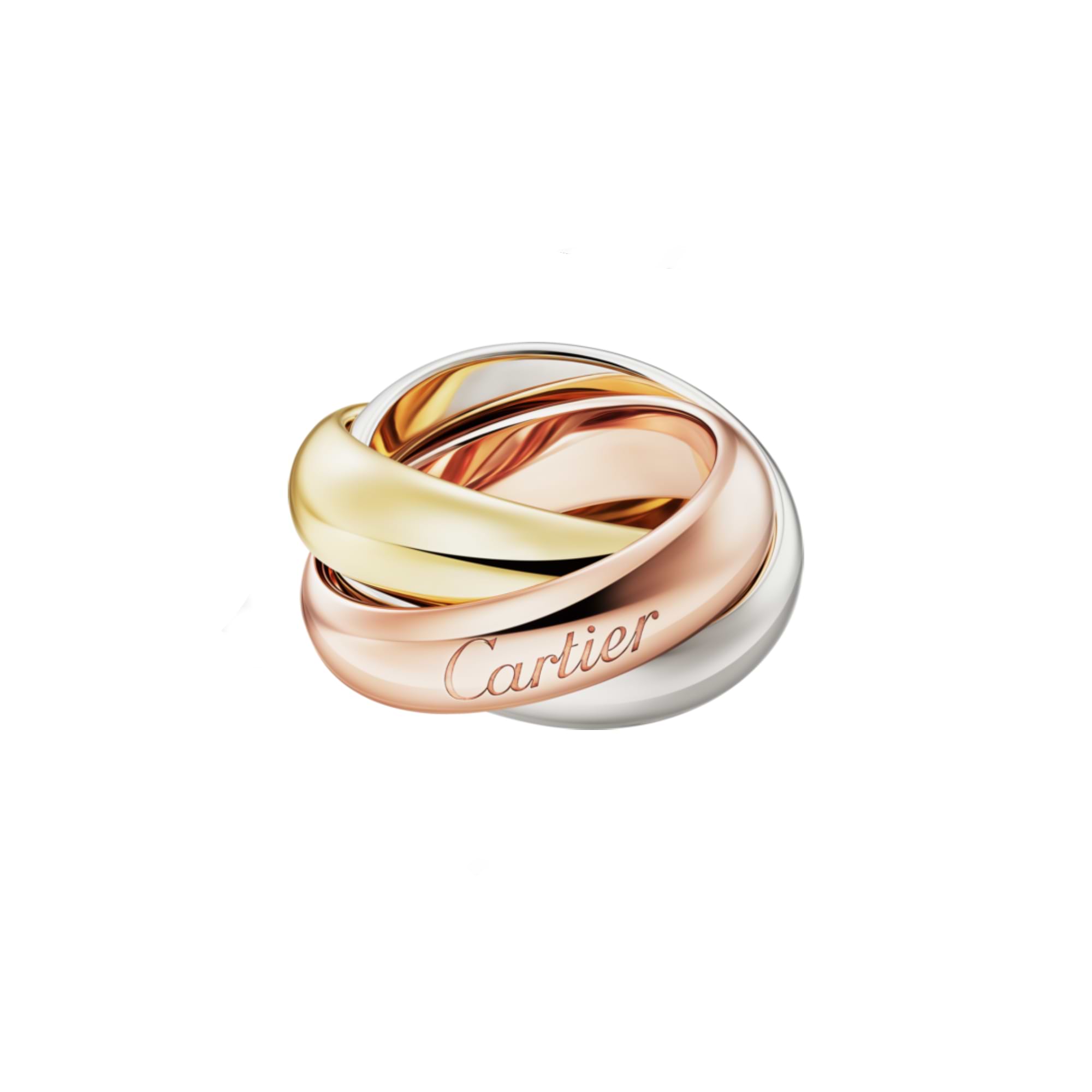 [Cartier] TRINITY RING レディース ダイアモンド ロゴ Cartier] TRINITY RING レディース ダイアモンド ロゴ