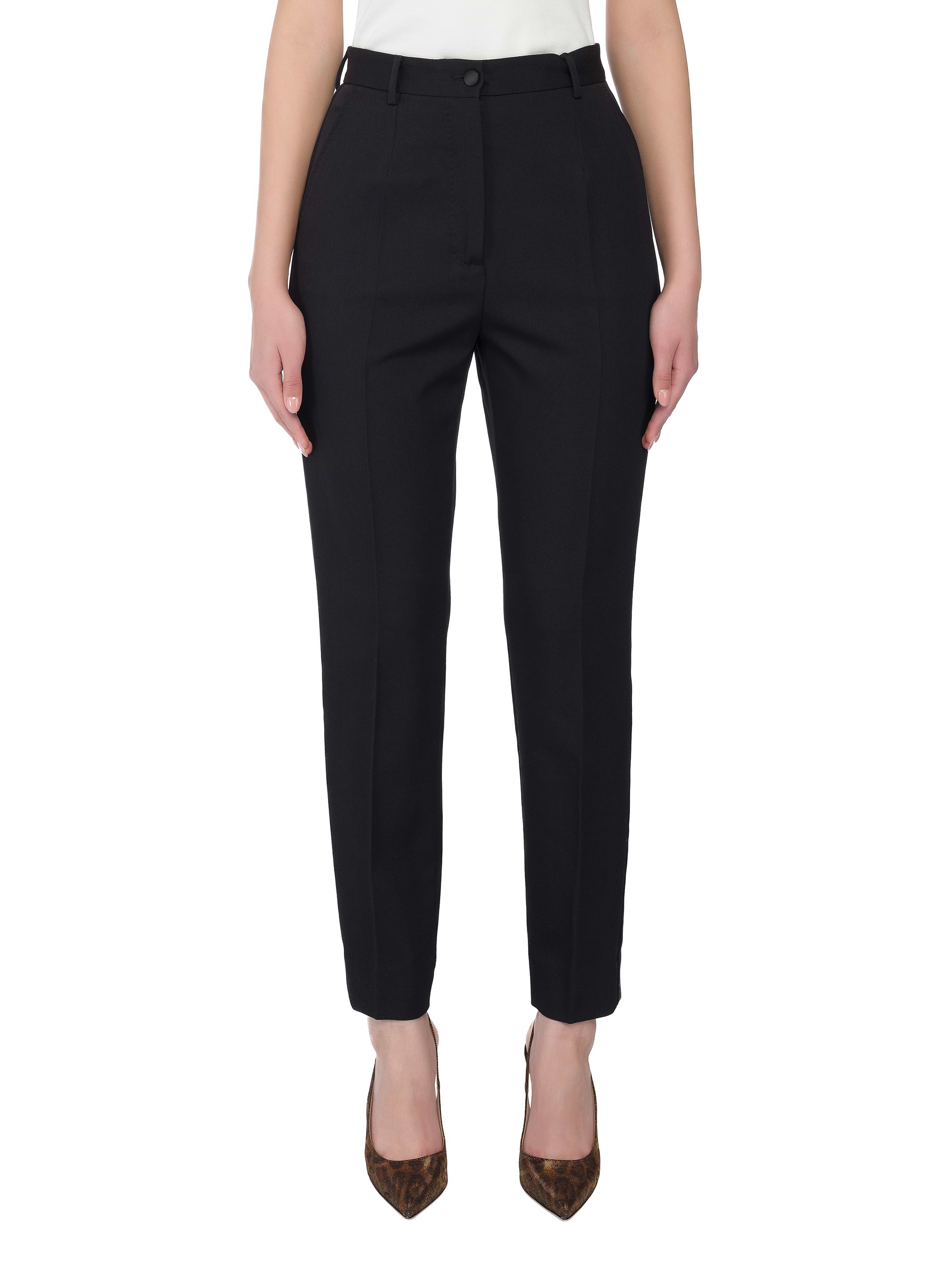 Dolce&Gabbana women's Gabardine straight leg pants - buy for