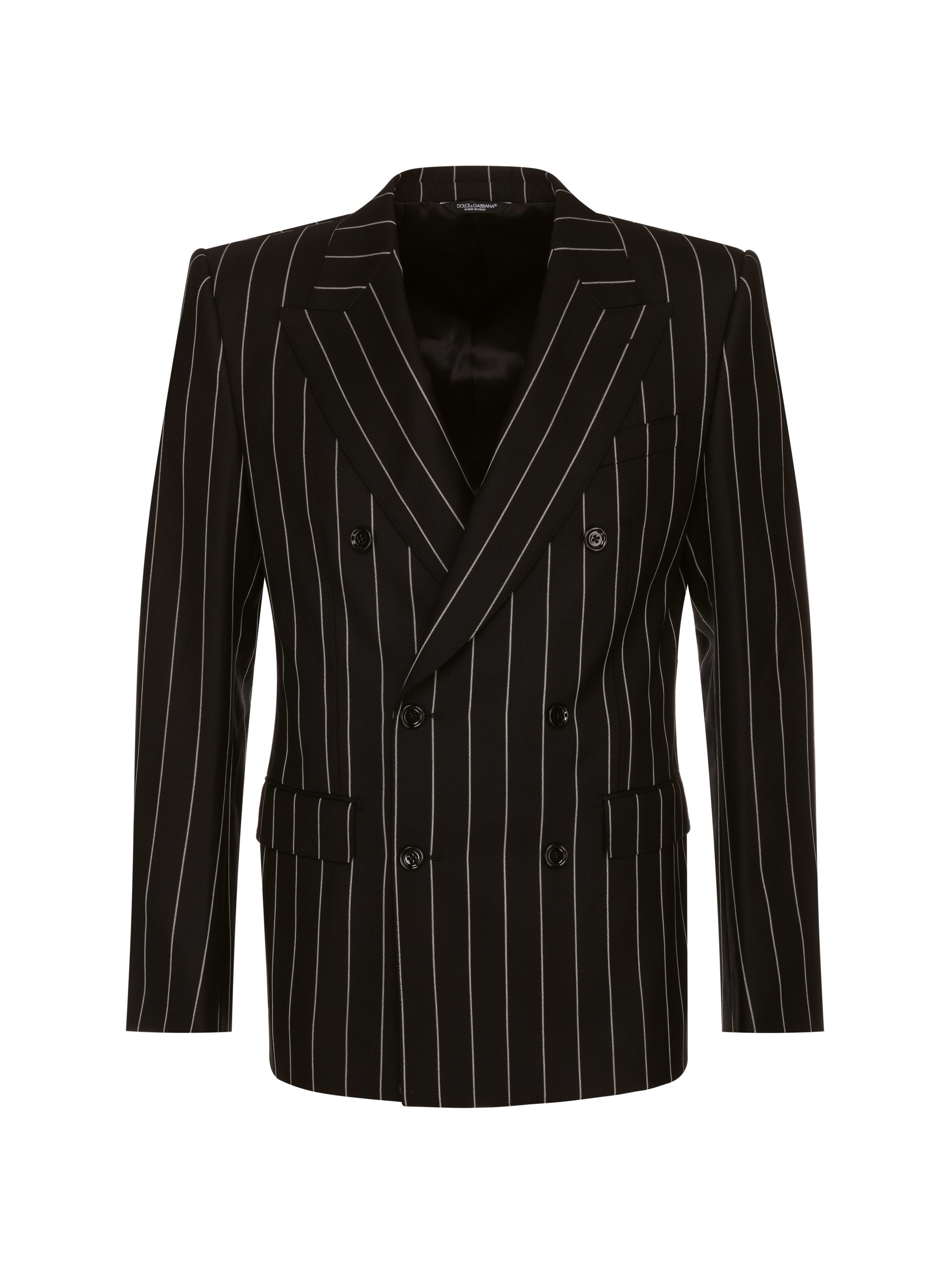 Dolce&Gabbana men's Striped double-breasted blazer - buy for