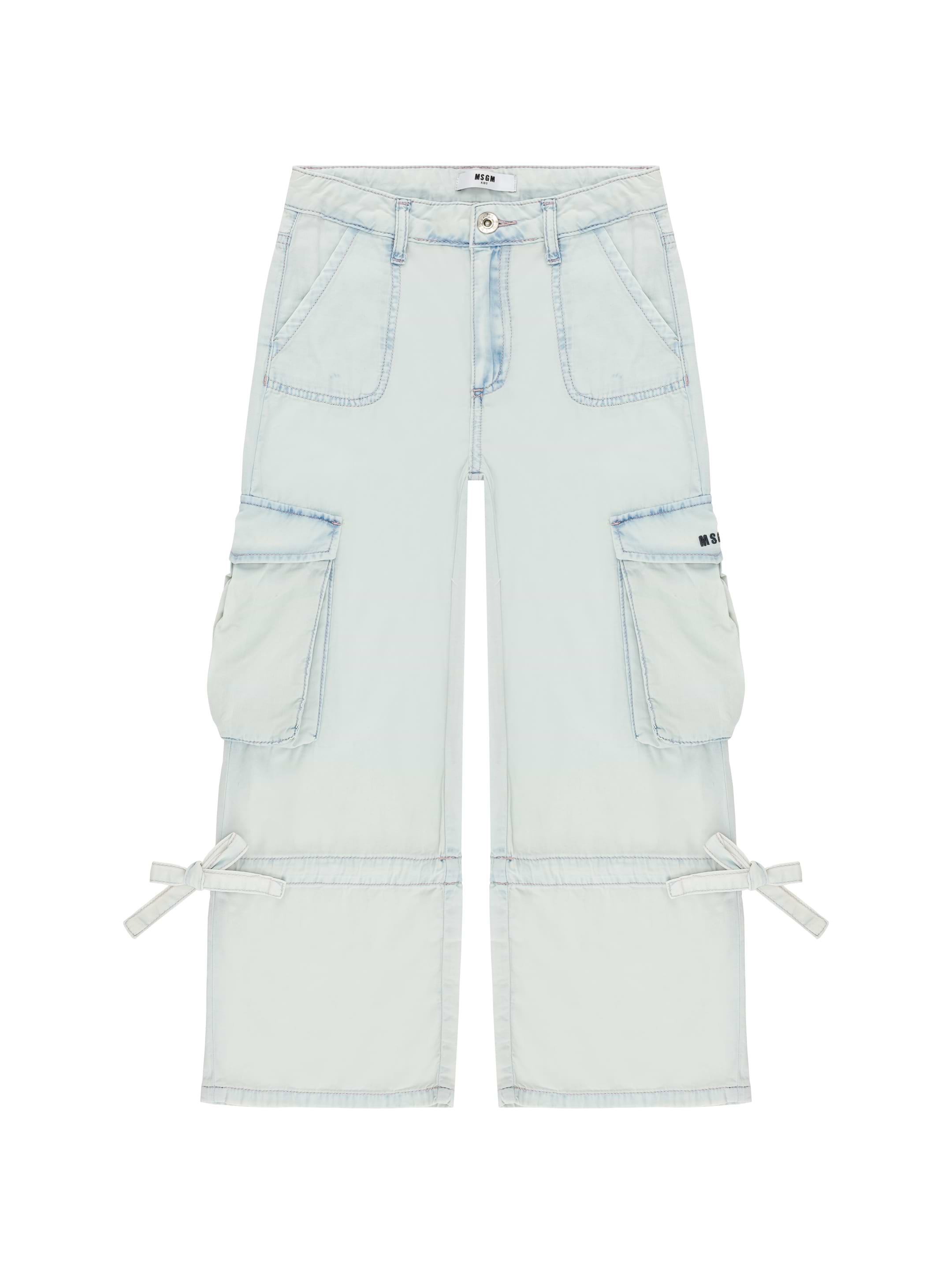 MSGM kids' Cargo pants with straps - buy for 67350 KZT in