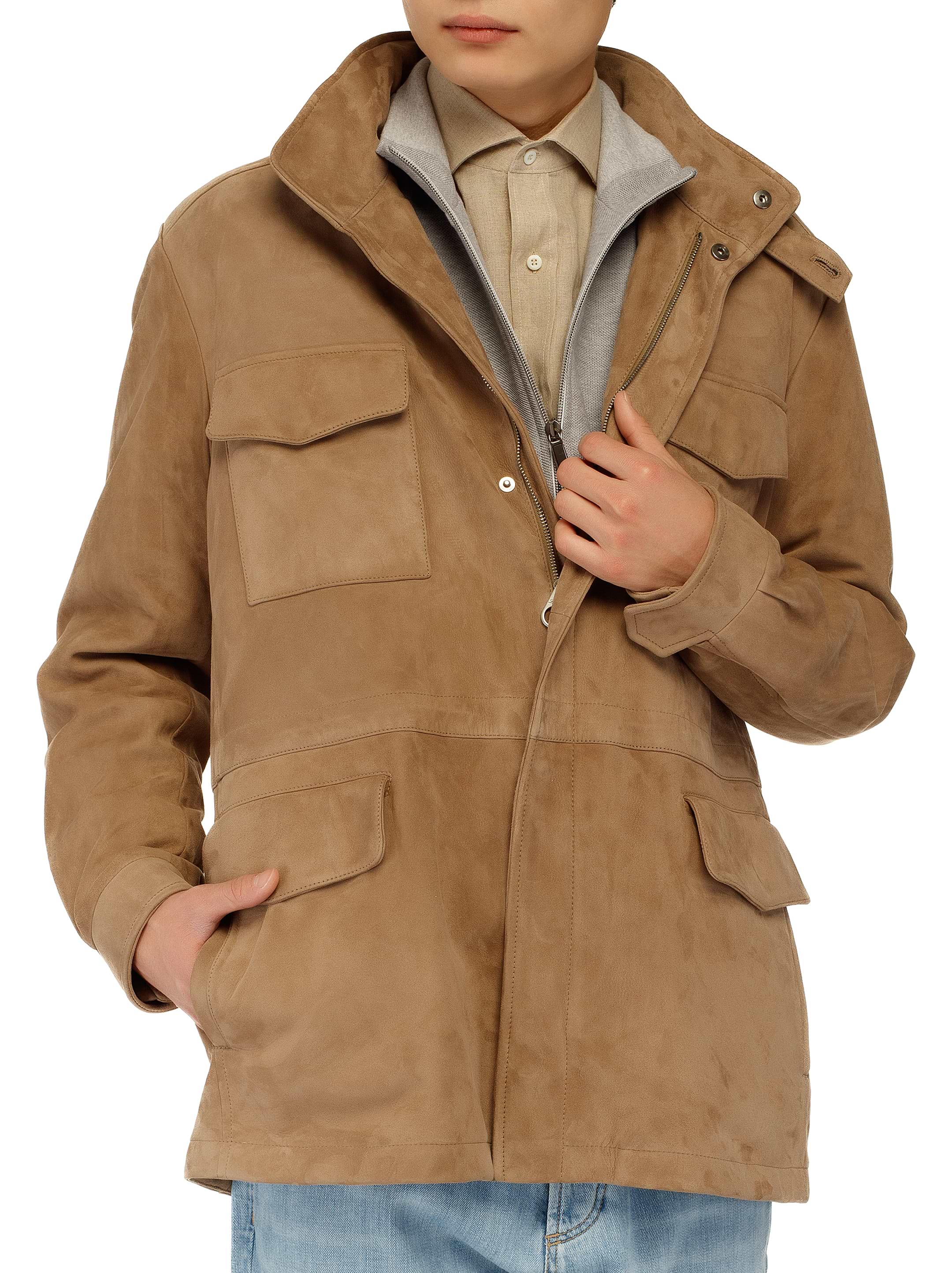 Traveller suede jacket Loro Piana for men - buy in the