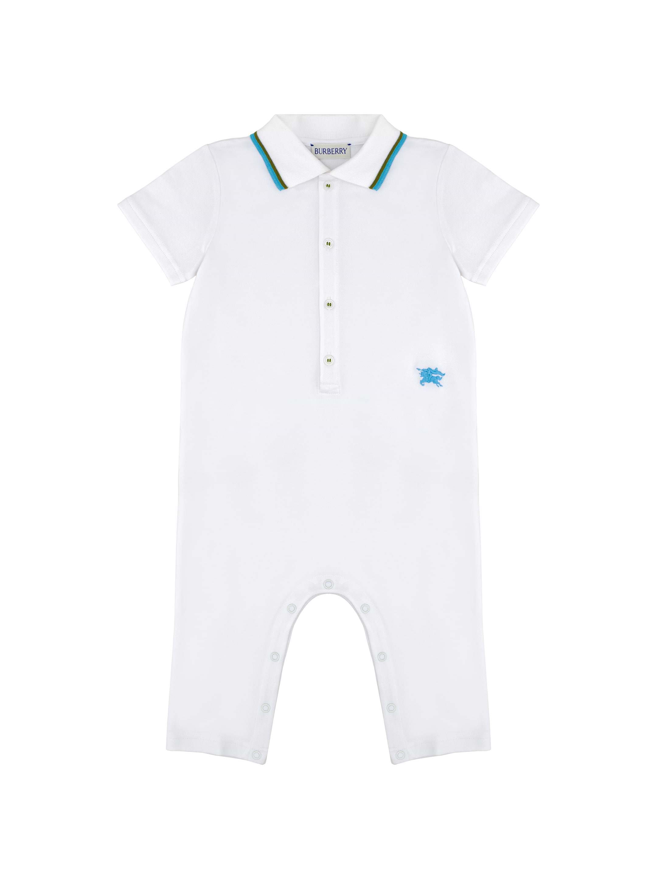Cotton bodysuit with logo Burberry for kids - buy in the