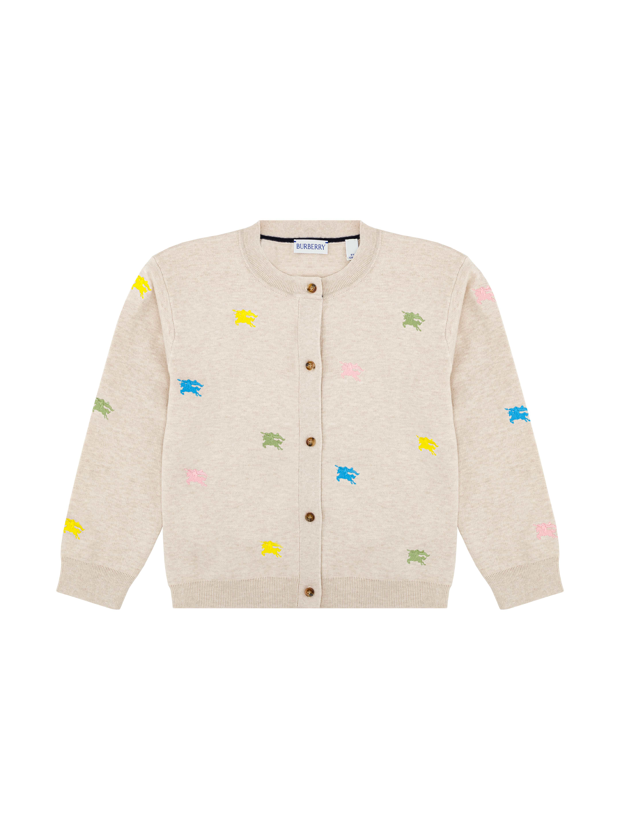 Knitted cardigan with monogram Burberry for kids - buy in