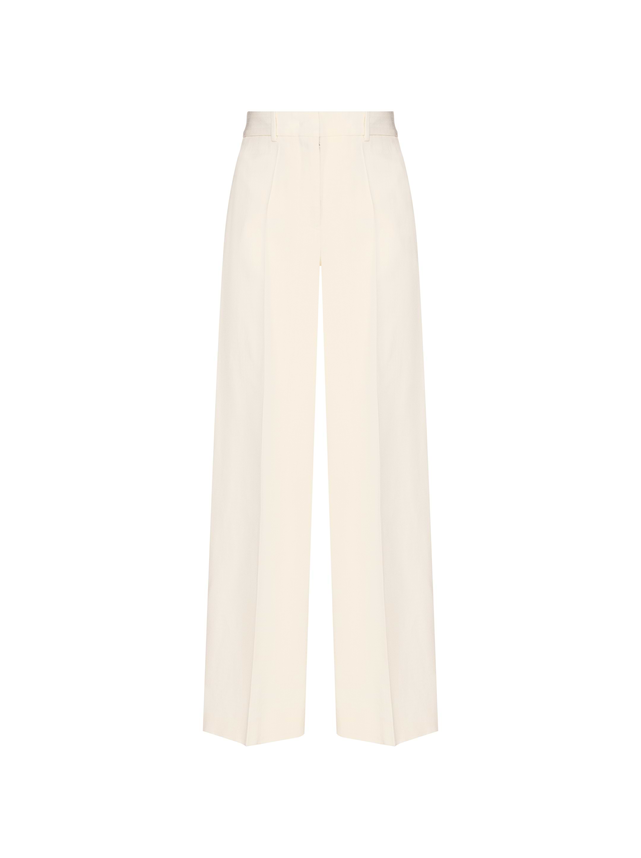 パンツ Jil Sander Ivory Viscose Blend Pant JIL SANDER Crepe wide-leg pants | NET-A-PORTER