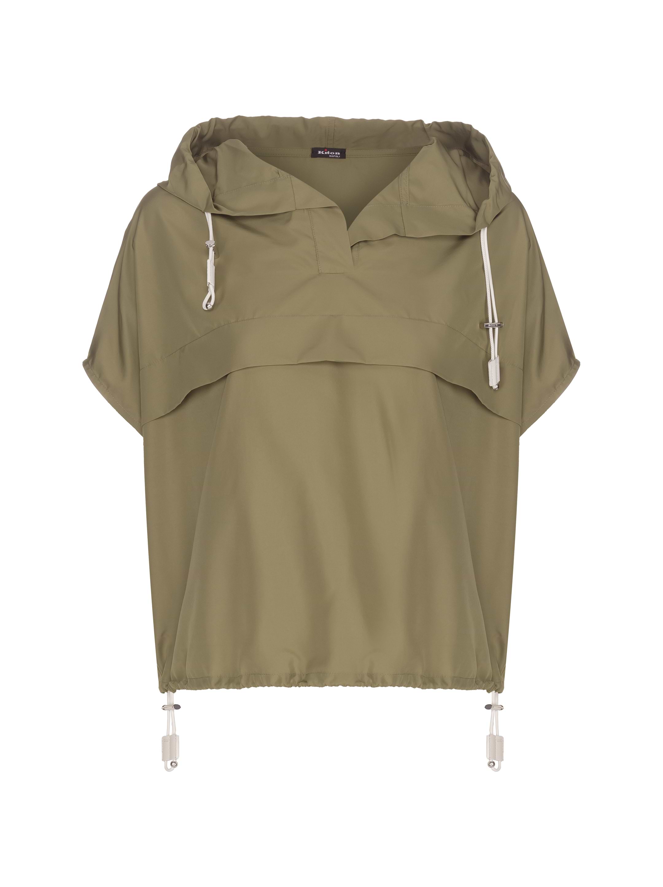 konkon vest オートミール Cropped Cotton Vest with Embroidered Detail — AGoodFun (fka