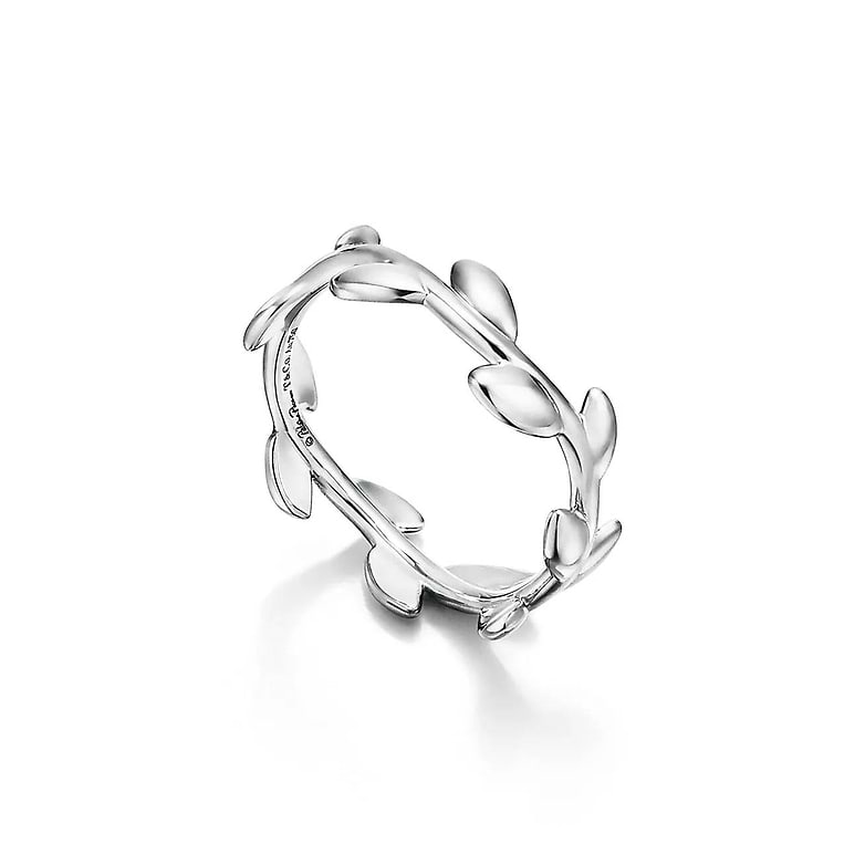 Tiffany Paloma Picasso® Olive Leaf Band Ring Sterling silver