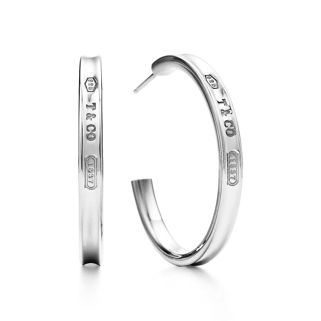 Tiffany & Co. ピアス　ナロー　フープ　シルバー　片耳 ティファニー ピアス レディース ナローフープ TIFFANY&Co