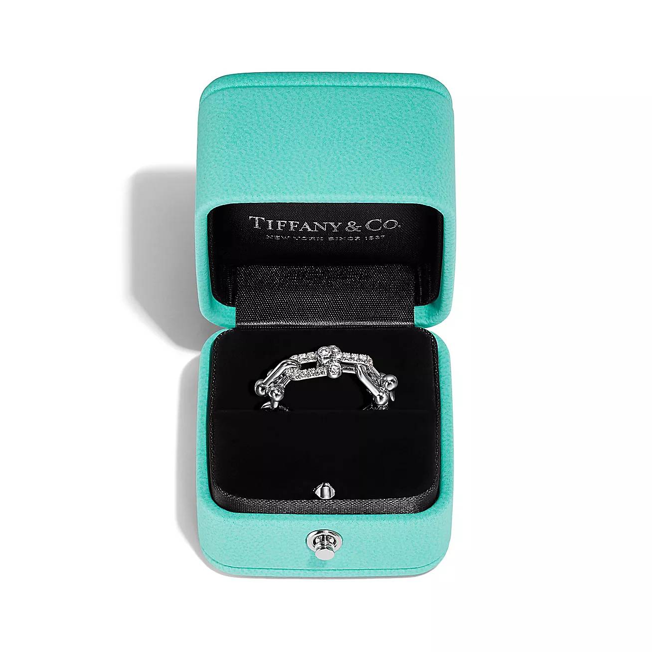 Tiffany & Co. Tiffany HardWear Small Link Ring White Gold