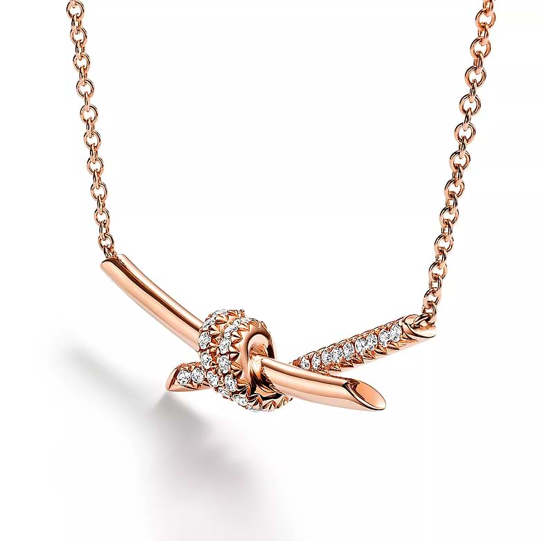 Tiffany Tiffany Knot Pendant Rose Gold buy for 3503000 KZT
