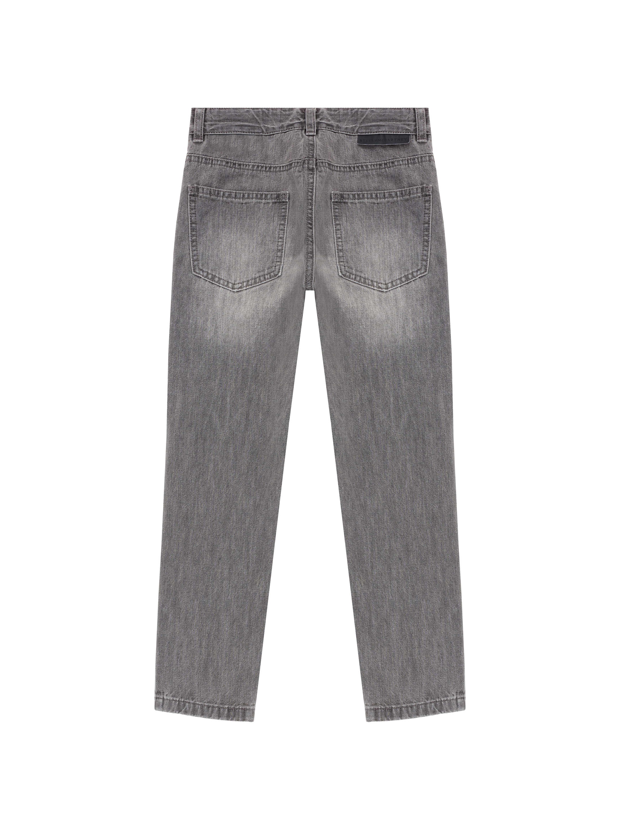 【関税&送料込】Stella McCartney Jeans Grey Y2K Stella Mccartney Light Grey Low Waisted Skinny Stretch