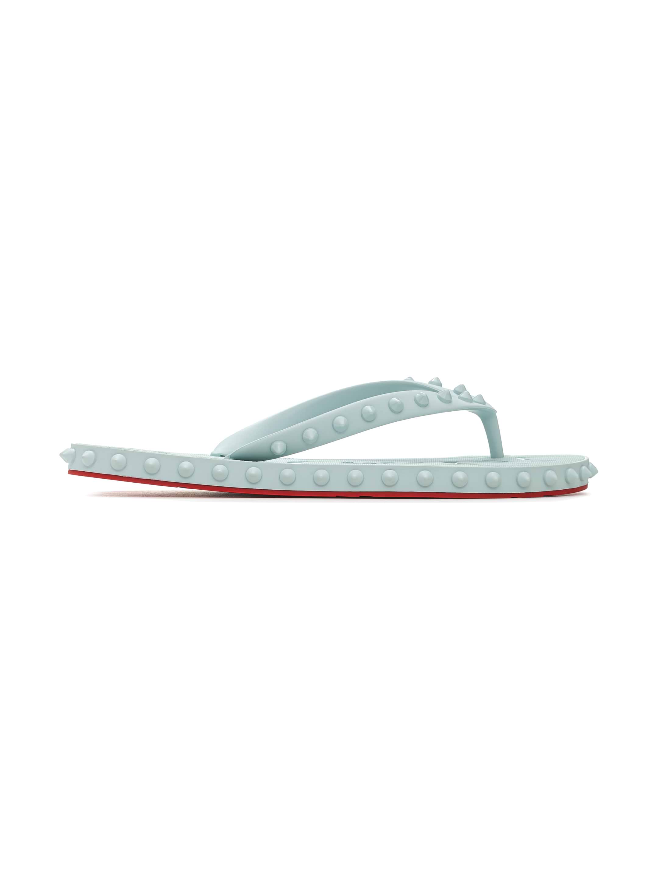 Super loubi rubber flip flops Christian Louboutin for women