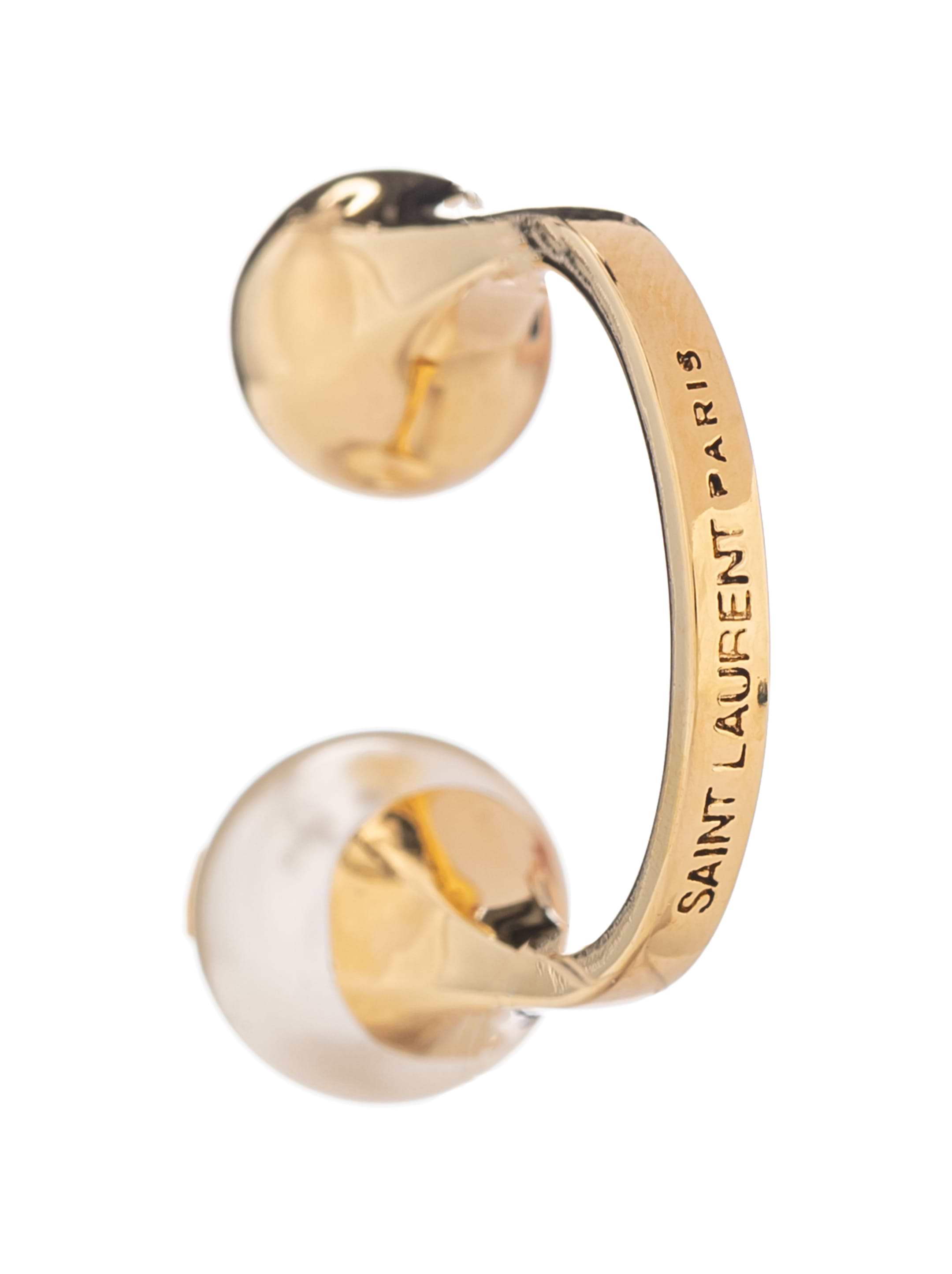 【Saint Laurent】 Cassandre ring CASSANDRE RING IN METAL | Saint Laurent | YSL US