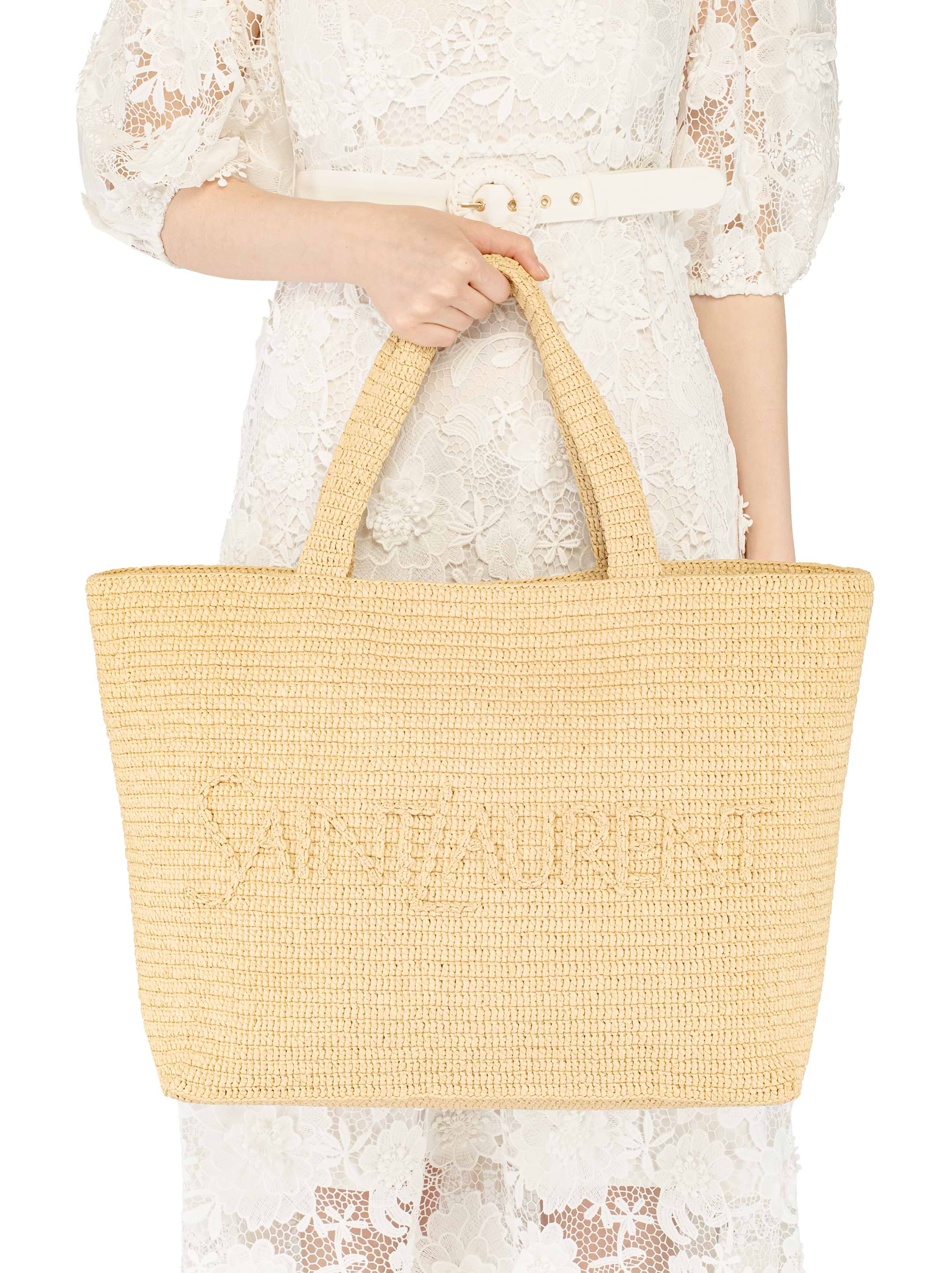 Saint Laurent women's Raffia tote bag - buy for 1358800 KZT