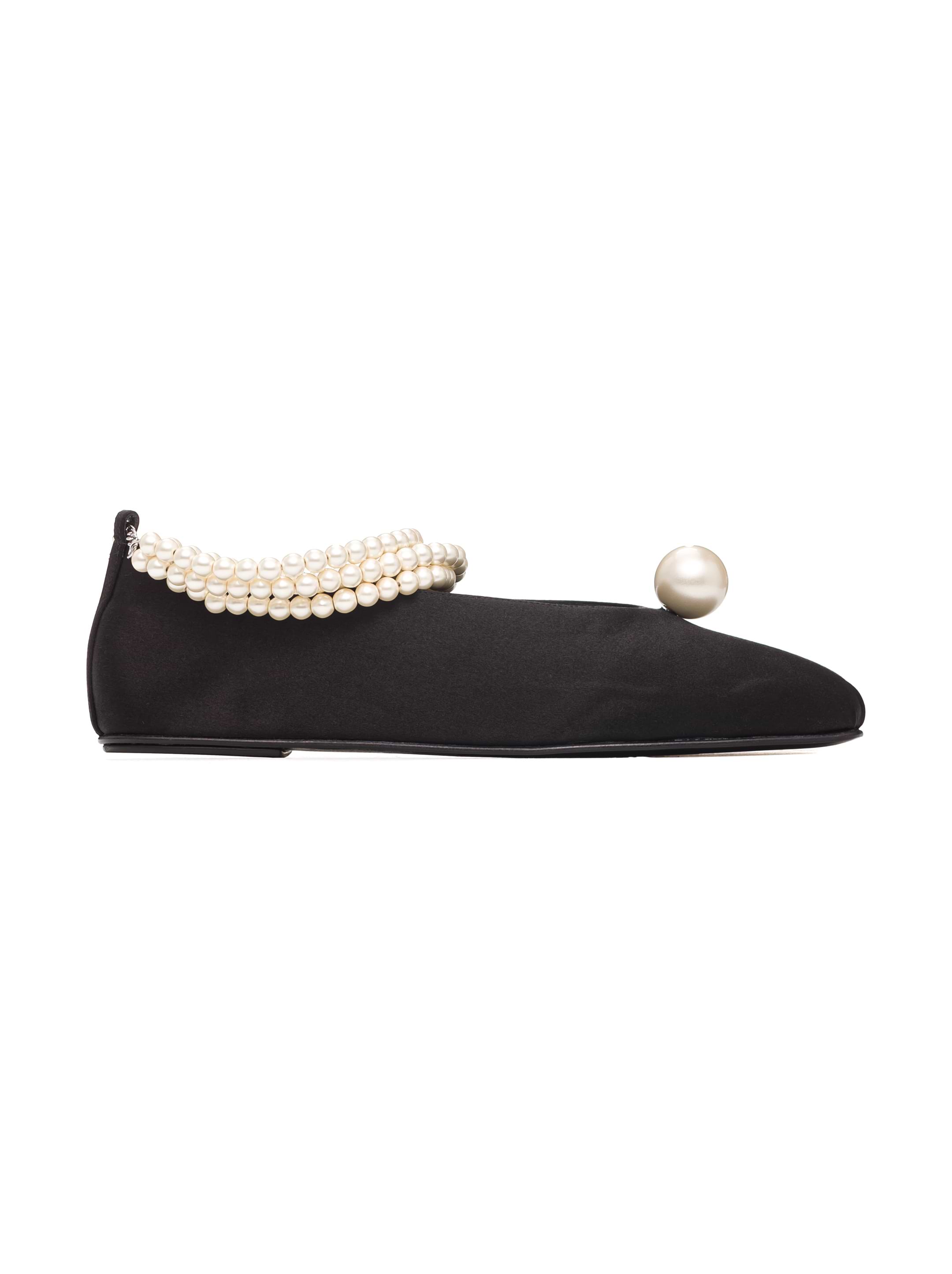 Magda Butrym women's Textile ballet flats with pearls - buy