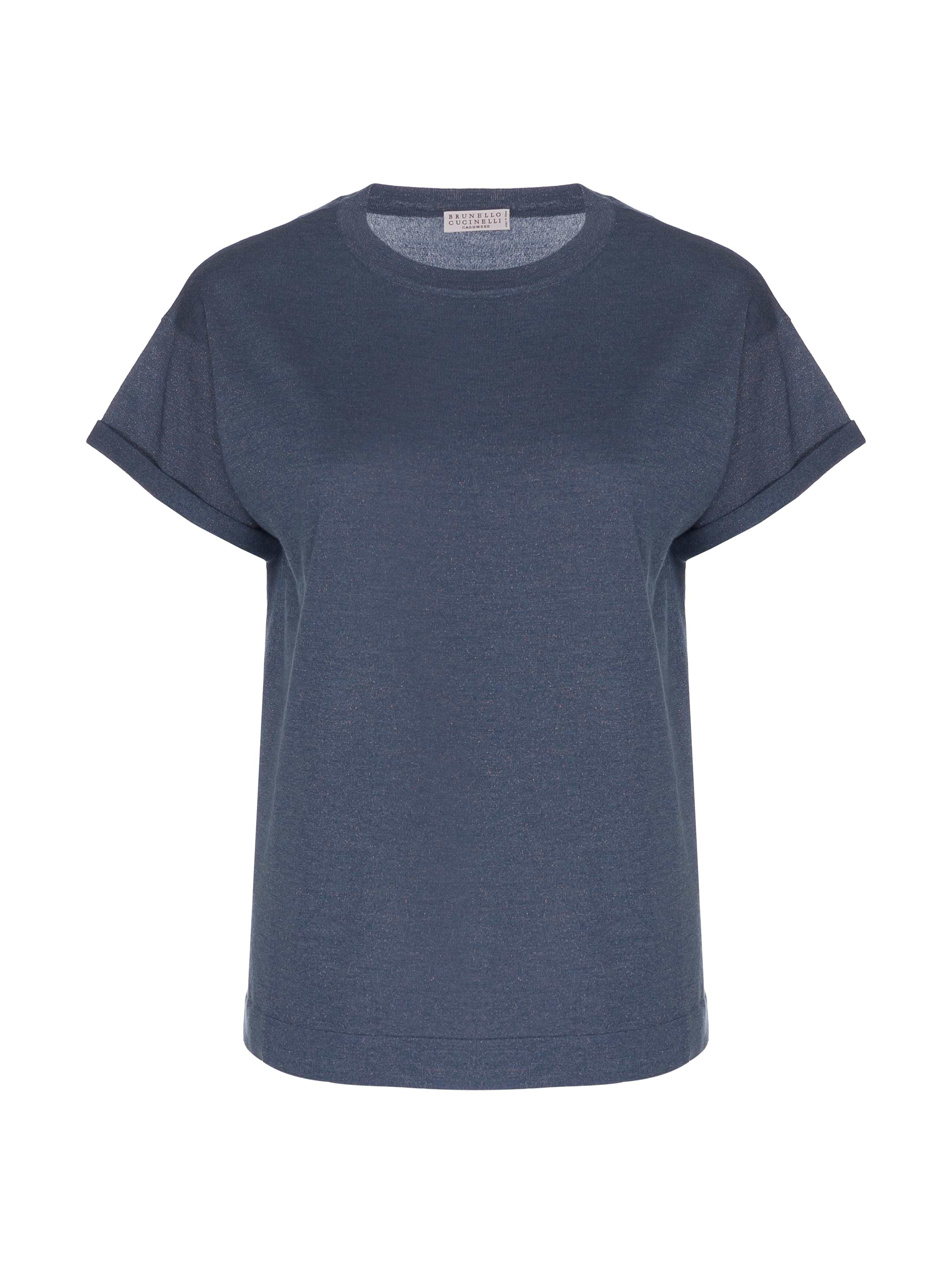 Brunello Cucinelli women's Knitted t-shirt with lurex - buy