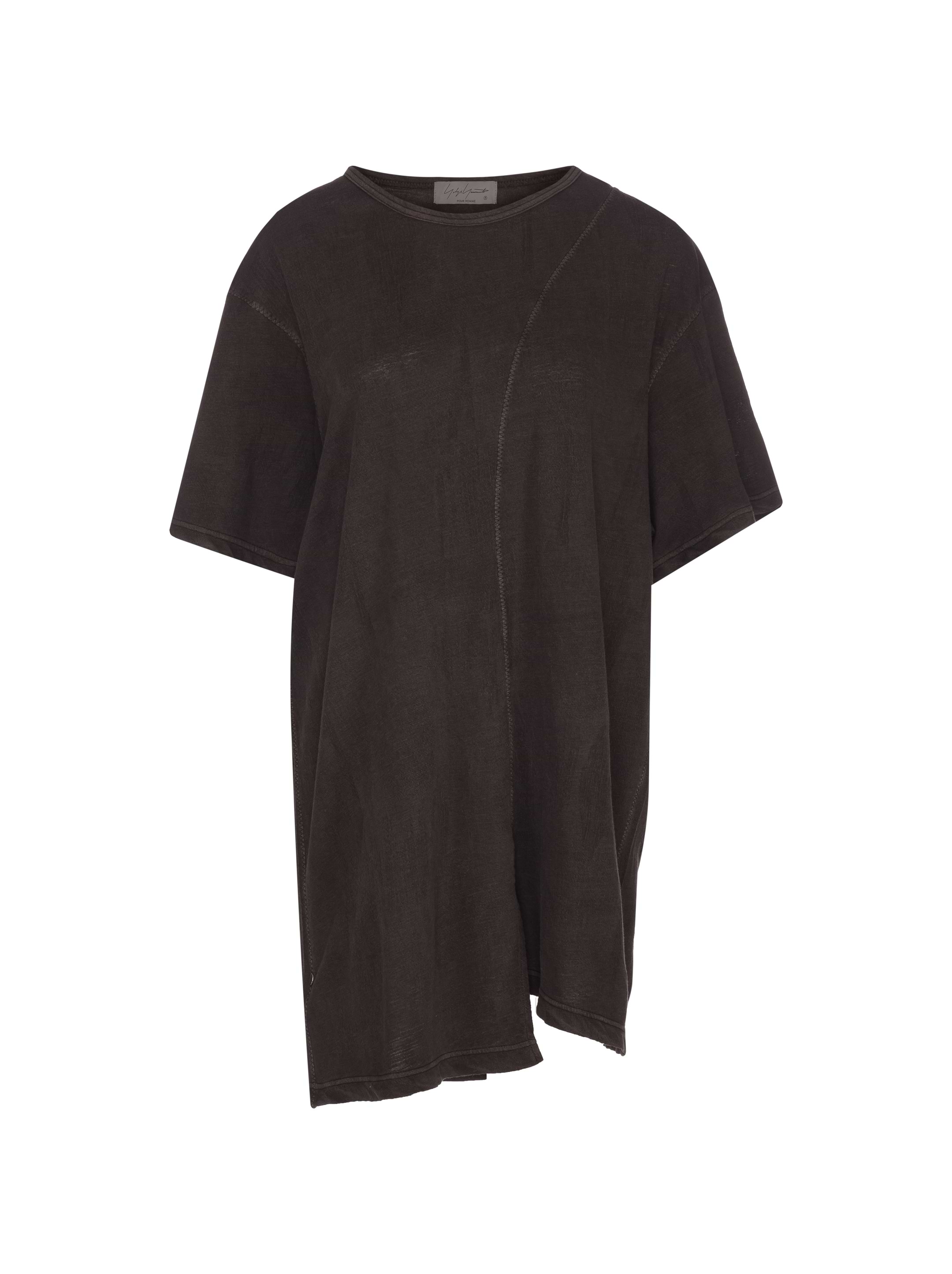 Tシャツ・カットソー Yohji Yamamoto RAYON DECONSTRUCTED ASYMMETRICAL TSHIRTS RAYON JERSEY DECONSTRUCTED ASYMMETRICAL DESIGN T-SHIRTS