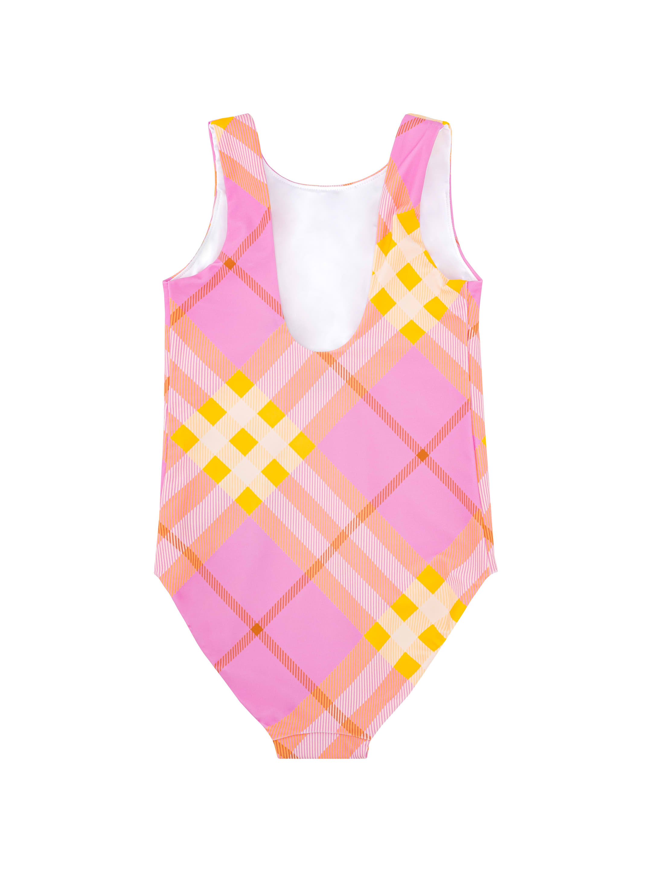 Burberry kids' Checkered print one-piece swimsuit - buy for