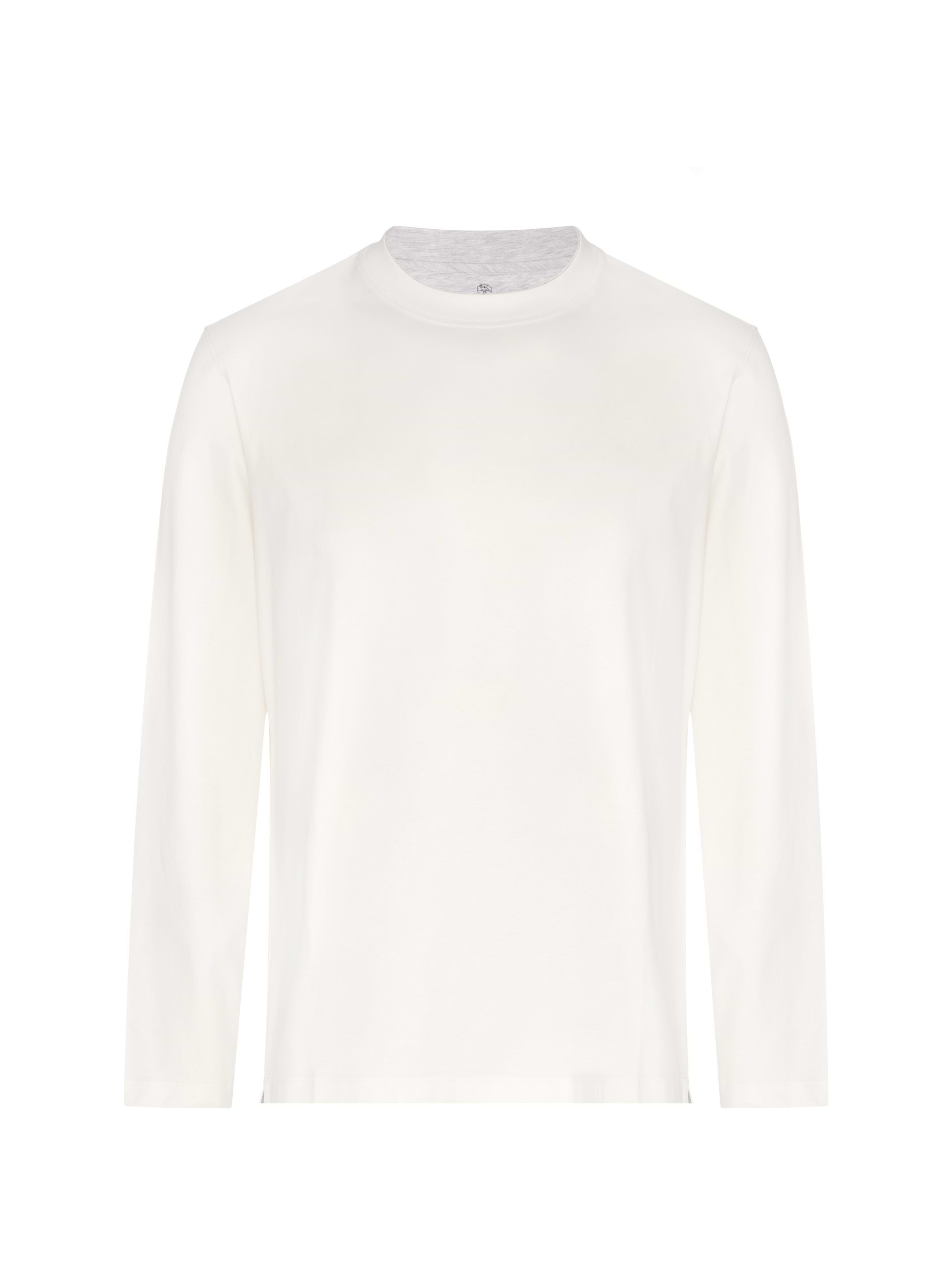 Brunello Cucinelli men's Longsleeve with a mock layer - buy