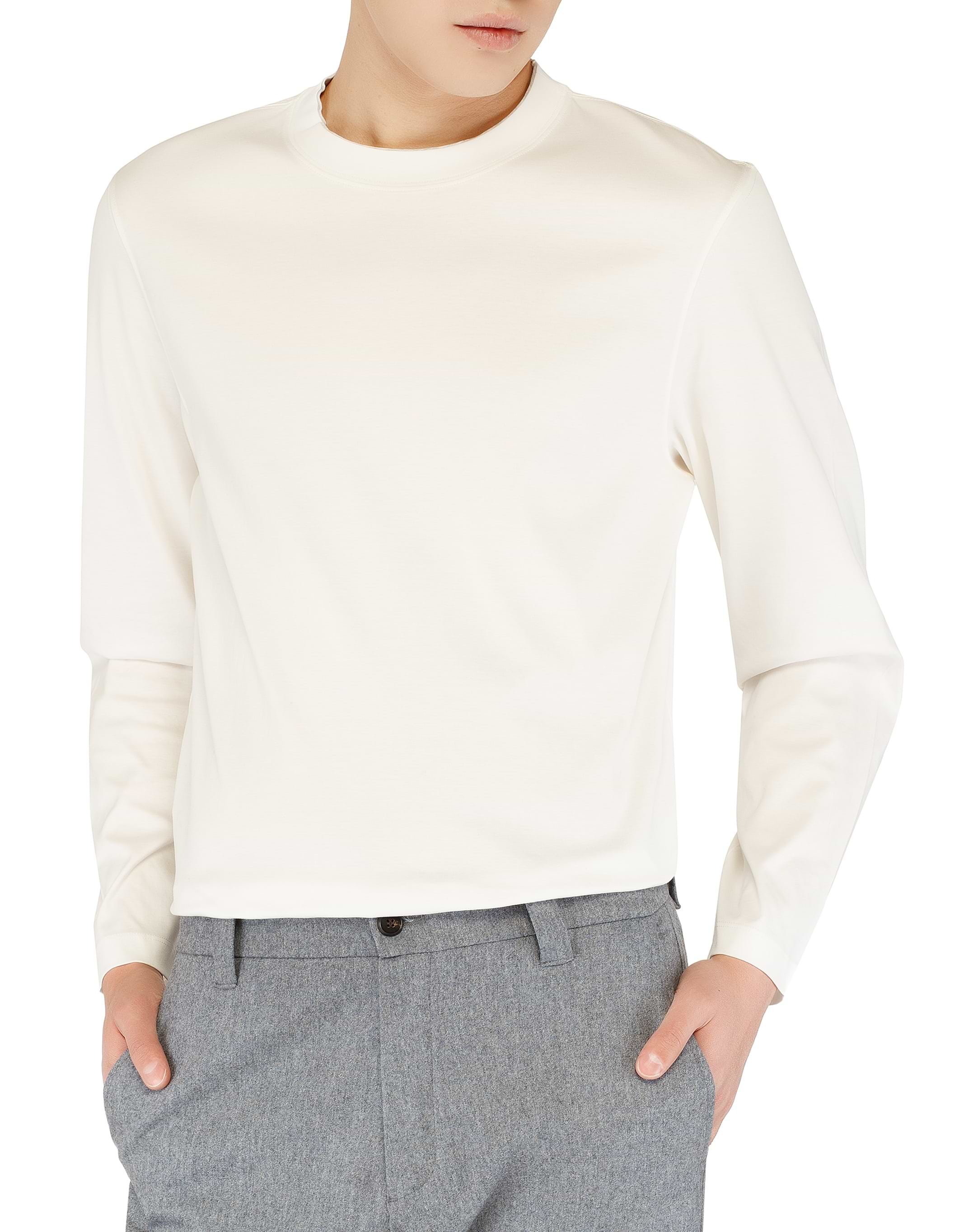 Brunello Cucinelli men's Longsleeve with a mock layer - buy