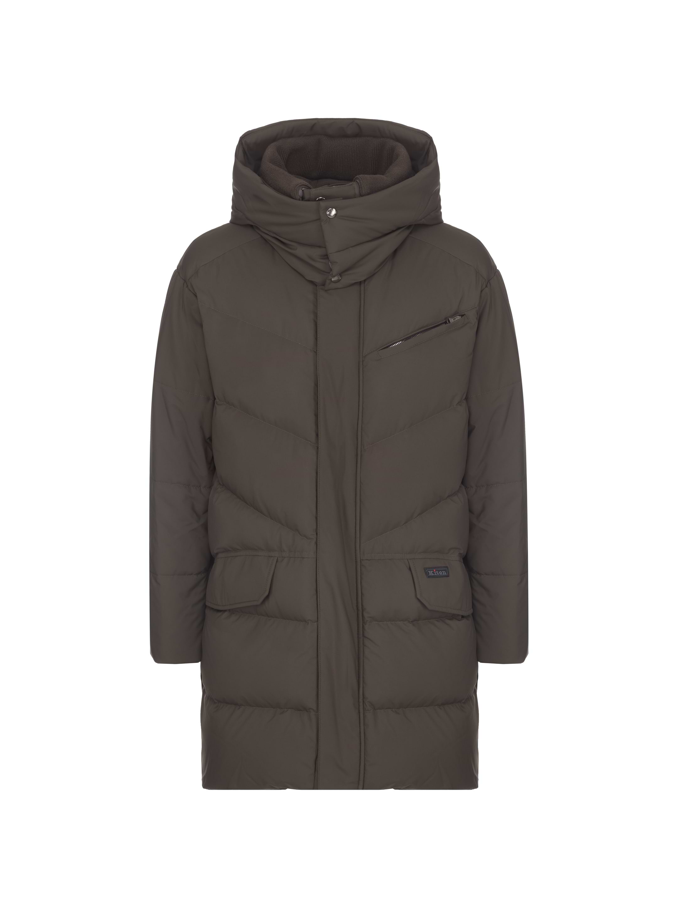 Herno men's Longline hooded down jacket - buy for 229760 KZT