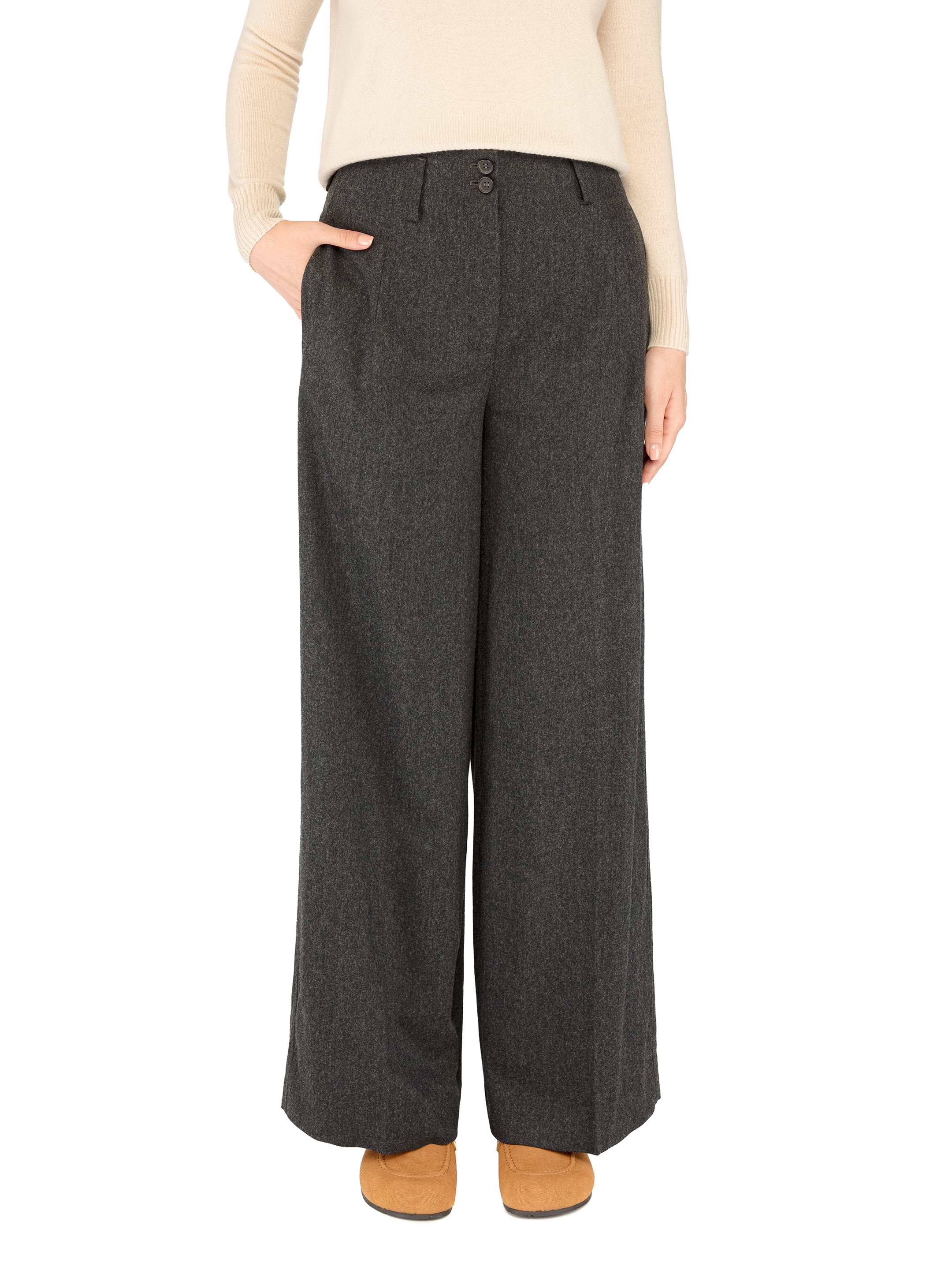 Pressed-creased wide leg pants Lorena Antoniazzi for women