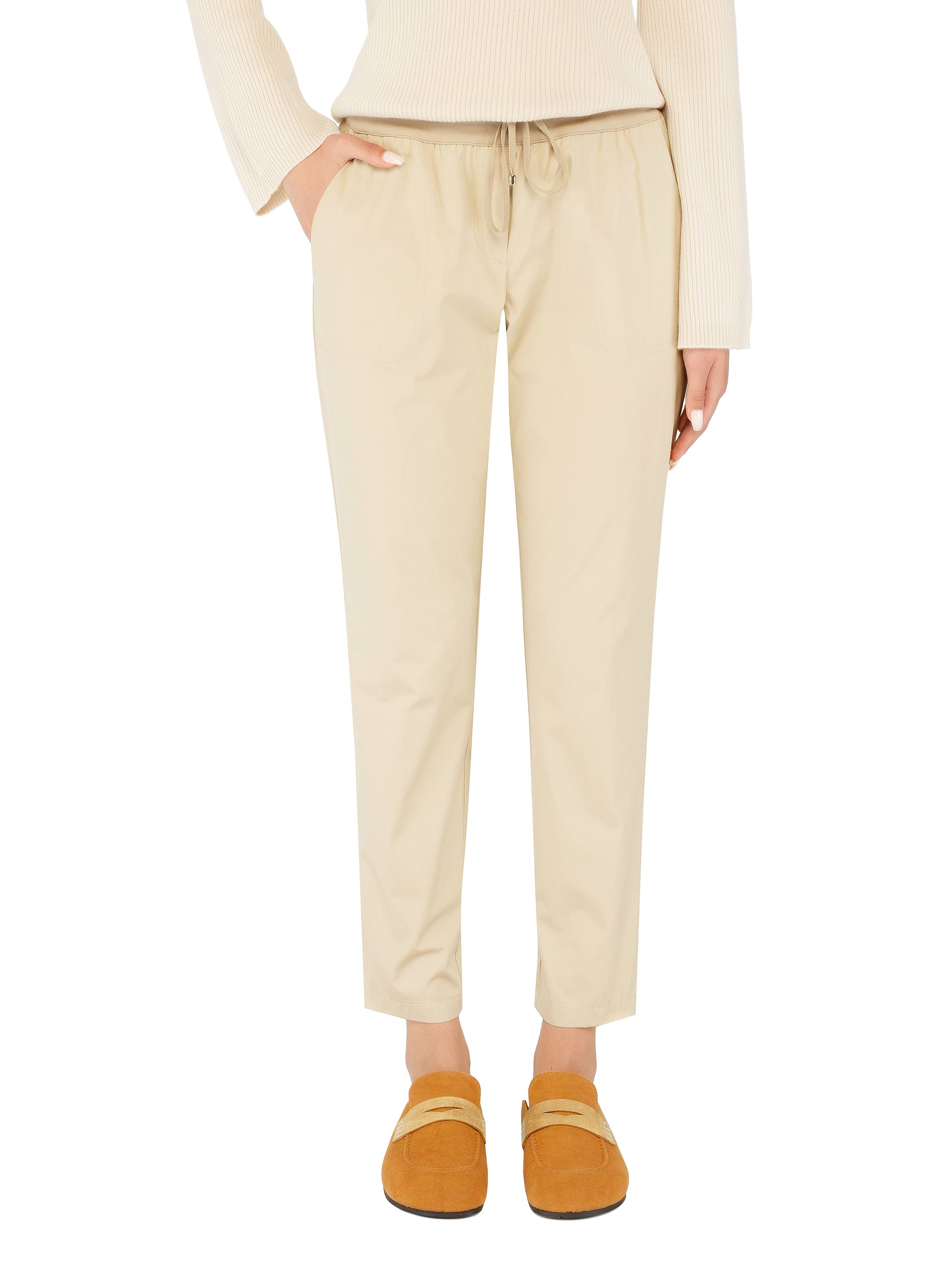 Lorena Antoniazzi women's Tapered pants with drawstring