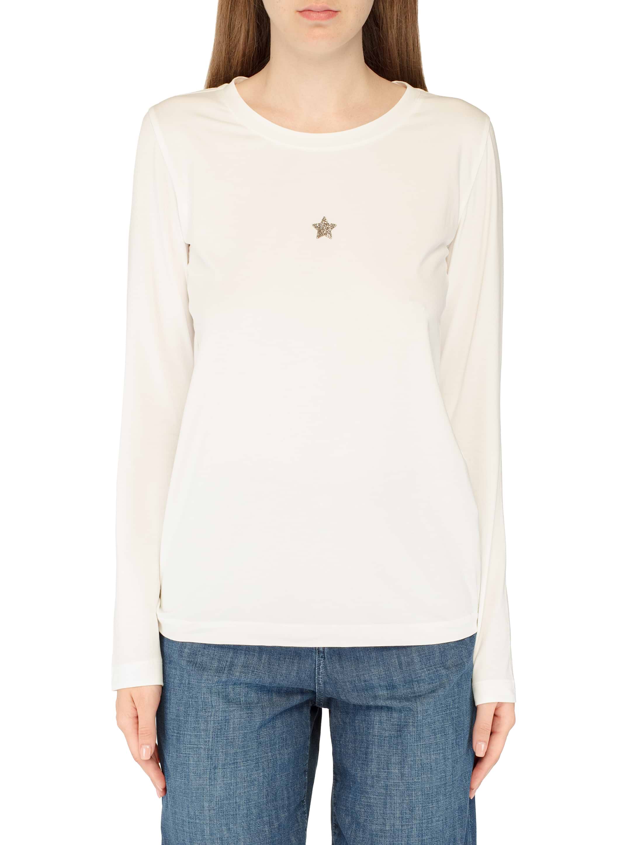 Tシャツ・カットソー LORENA ANTONIAZZI Women Tops P25130TM24A 0101 White Top & T-Shirt