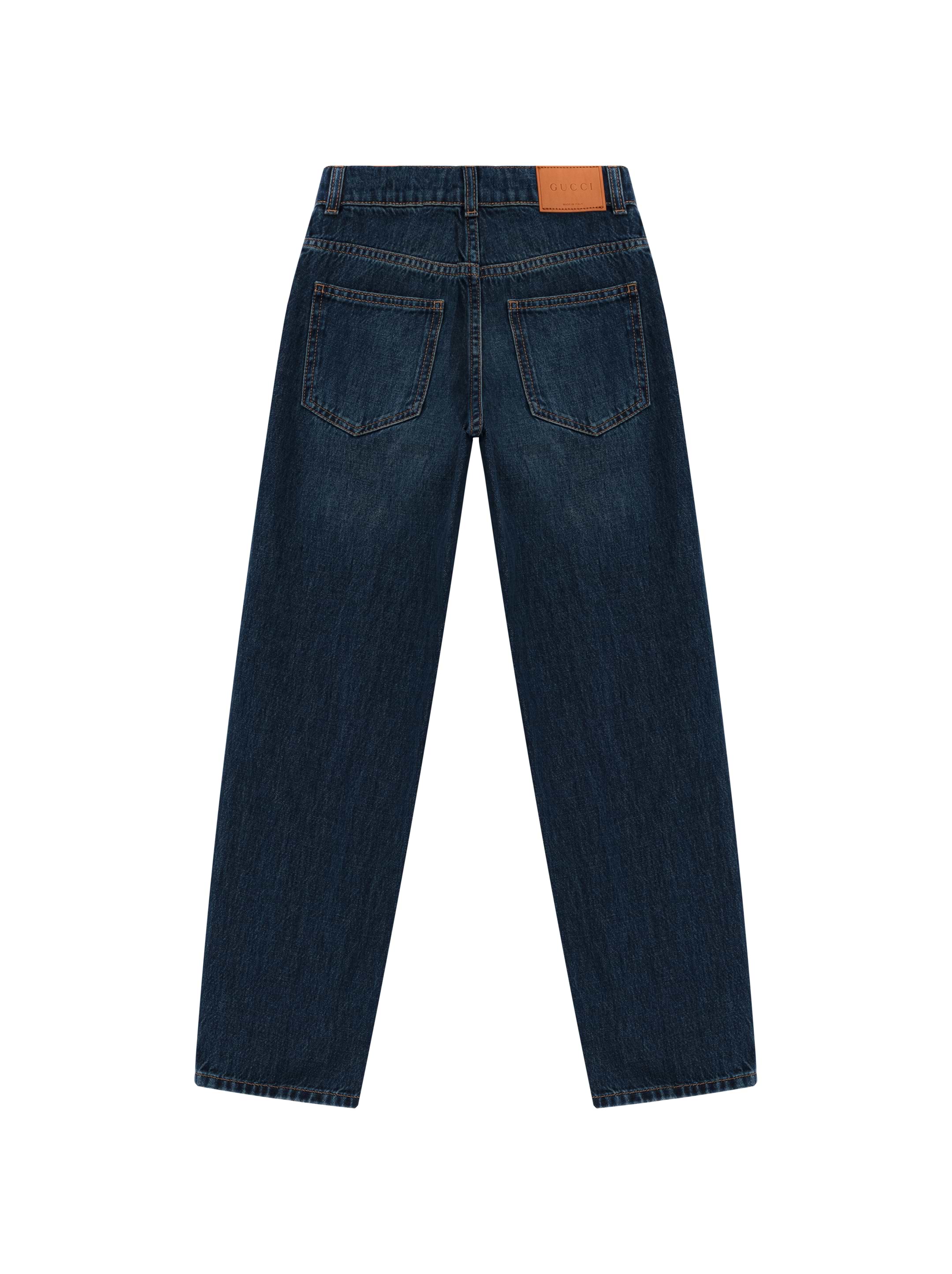 Gucci kids' Logo straight jeans - buy for 270200 KZT in the