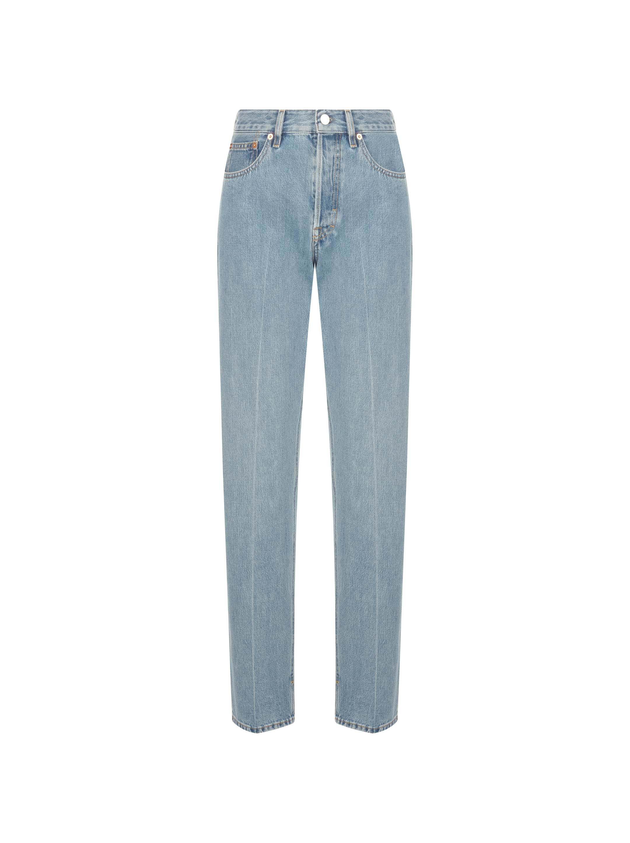 Logo straight jeans Gucci for women - buy in the official